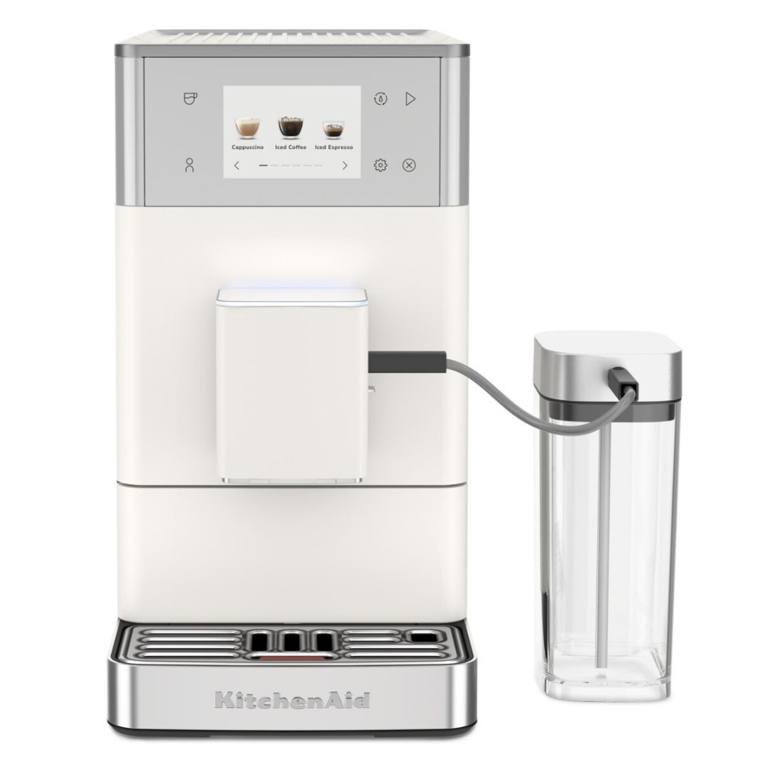 KitchenAid Tam Otomatik Espresso Makinesi KF4 Buzlu Kahve Özellikli - Porcelain WhiteEspresso Makinesi