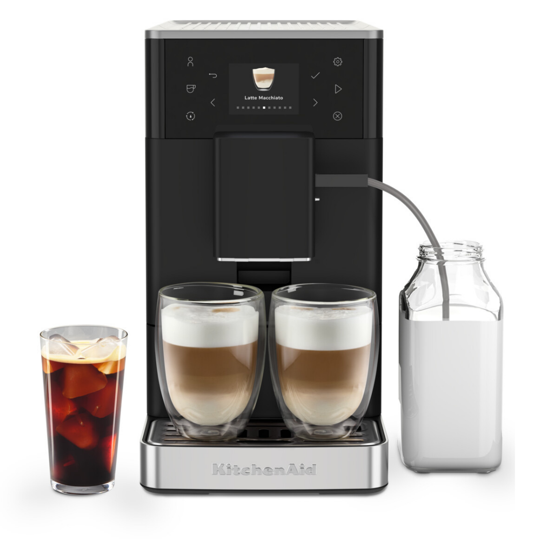 KitchenAid Tam Otomatik Espresso Makinesi KF3 Buzlu Kahve Özellikli - Matte BlackEspresso Makinesi