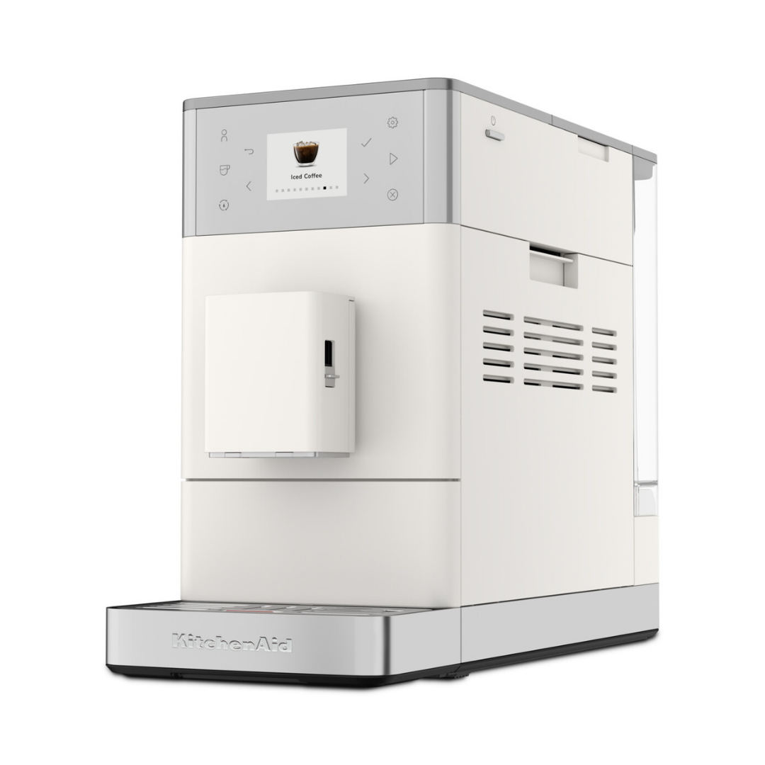 KitchenAid Tam Otomatik Espresso Makinesi KF3 Buzlu Kahve Özellikli - Porcelain WhiteEspresso Makinesi