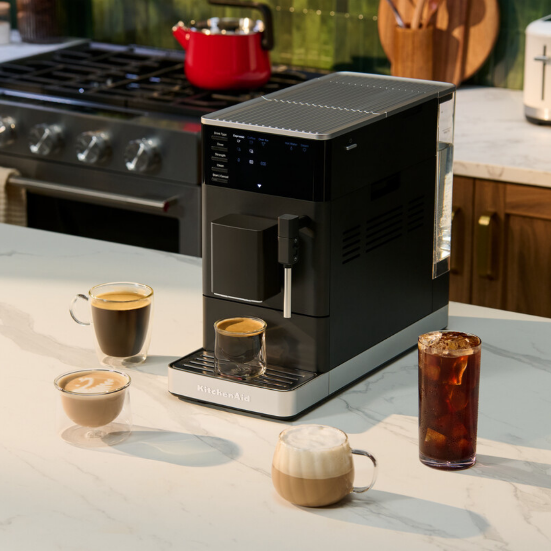 KitchenAid Tam Otomatik Espresso Makinesi KF2 Buzlu Kahve Özellikli - Matte BlackEspresso Makinesi