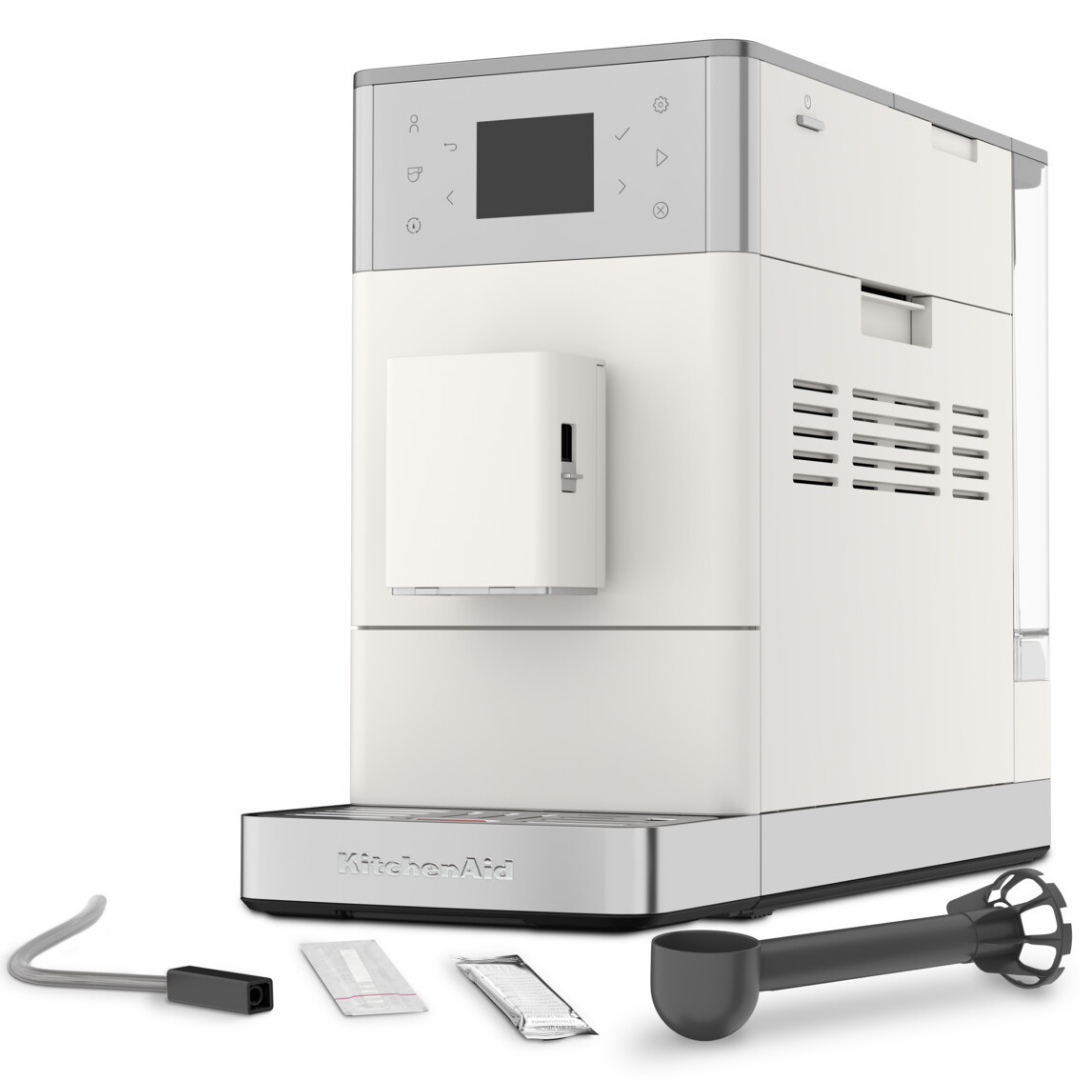 KitchenAid Tam Otomatik Espresso Makinesi KF3 Buzlu Kahve Özellikli - Porcelain WhiteEspresso Makinesi