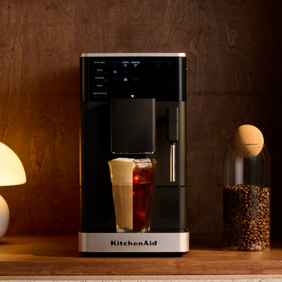 KitchenAid Tam Otomatik Espresso Makinesi KF2 Buzlu Kahve Özellikli - Matte BlackEspresso Makinesi