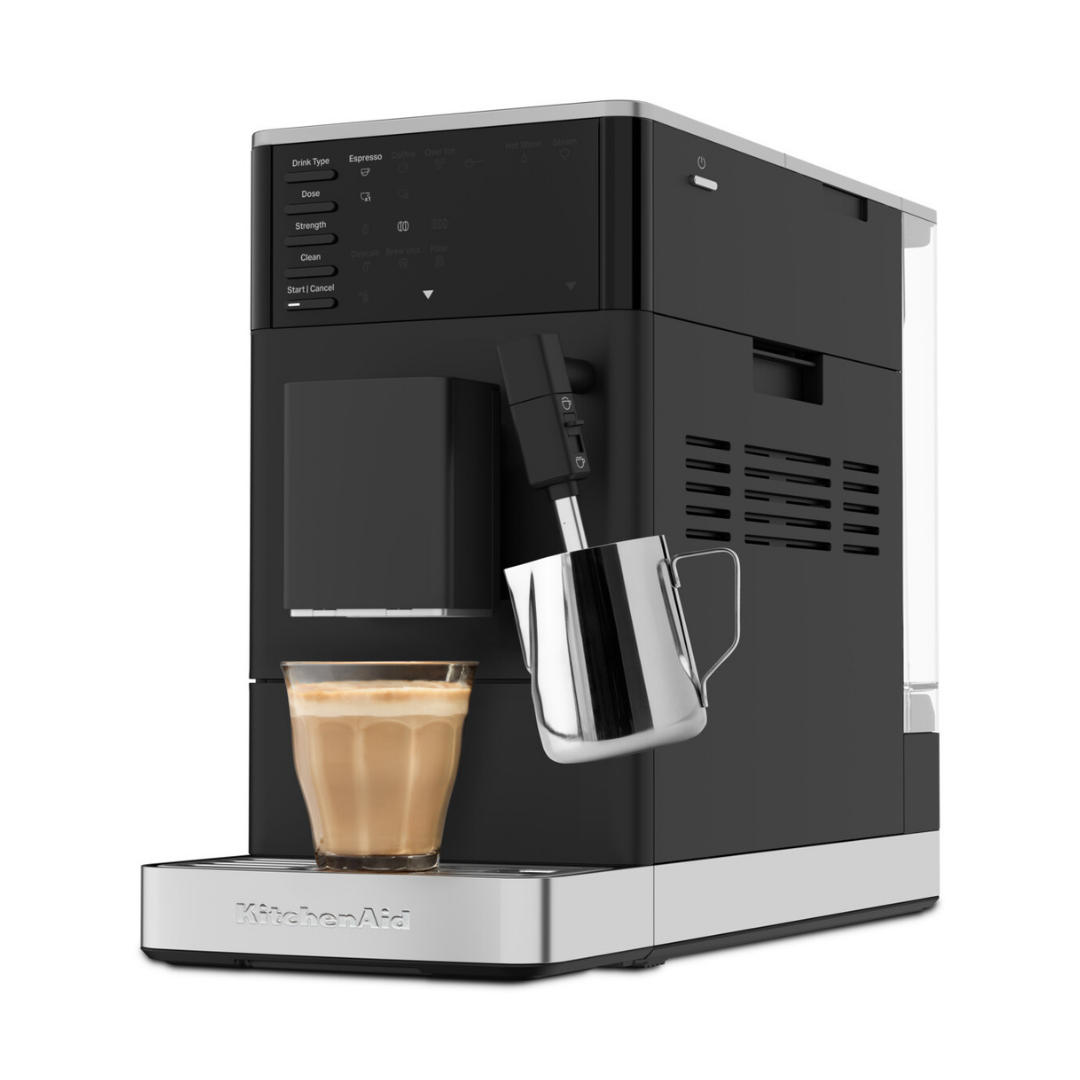 KitchenAid Tam Otomatik Espresso Makinesi KF2 Buzlu Kahve Özellikli - Matte BlackEspresso Makinesi