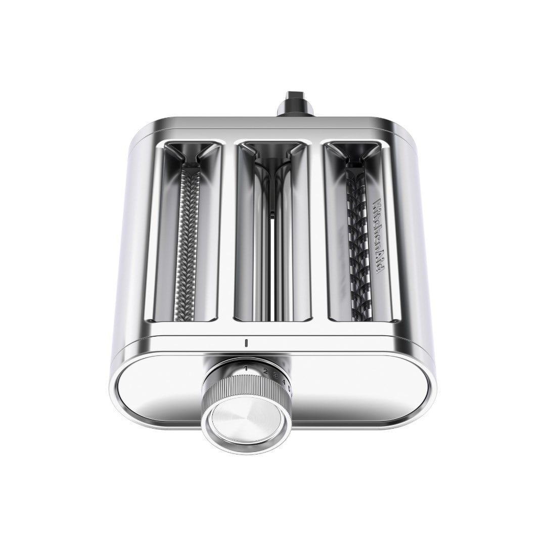 KitchenAid 3in1 Makarna Açma ve Kesme Aparatı Chromed Steel - 5KSM3MPAStand Mikser Aparatları
