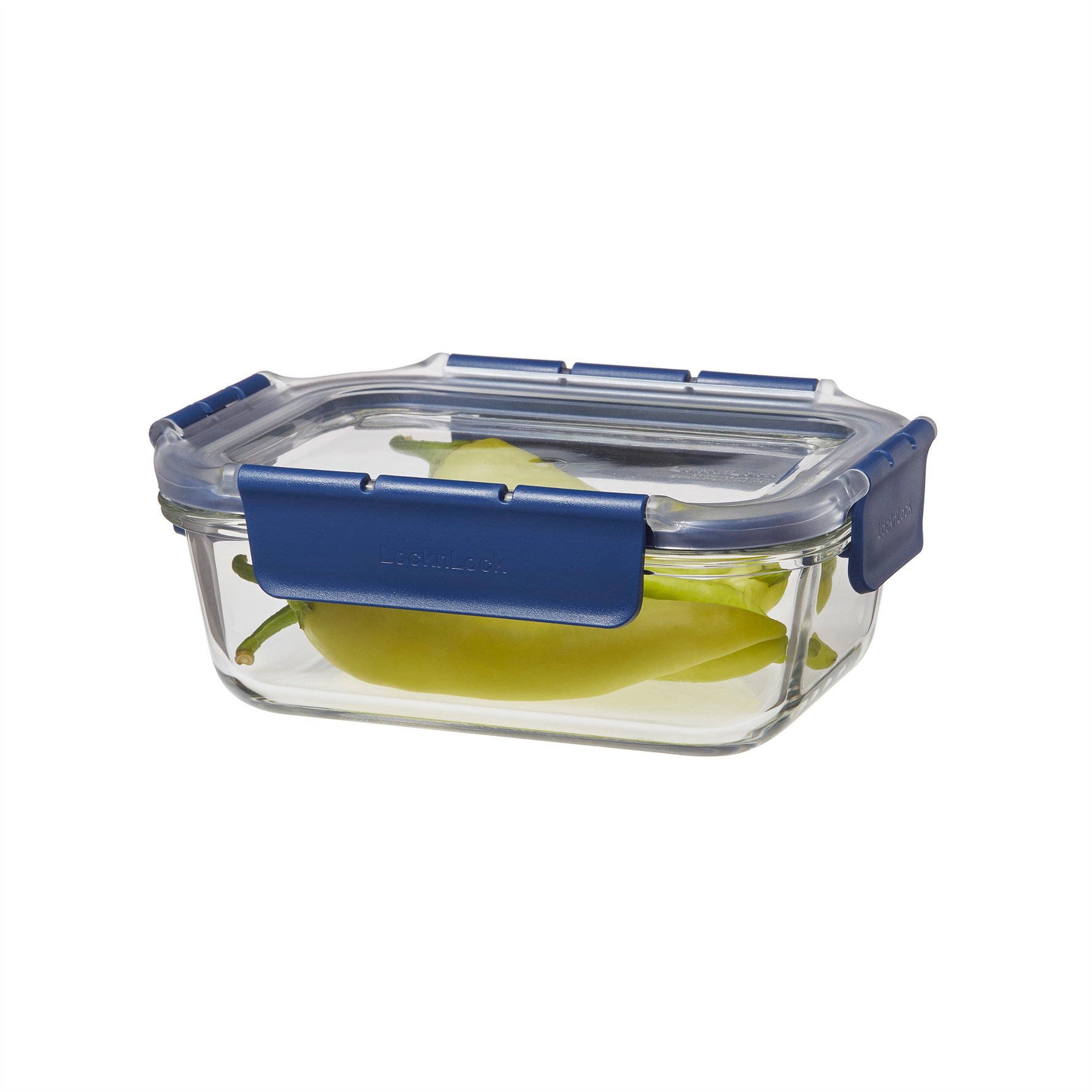 LocknLock Top Class Fırın & Saklama Kabı Dörtgen Kilitli 630 ml Mavi
