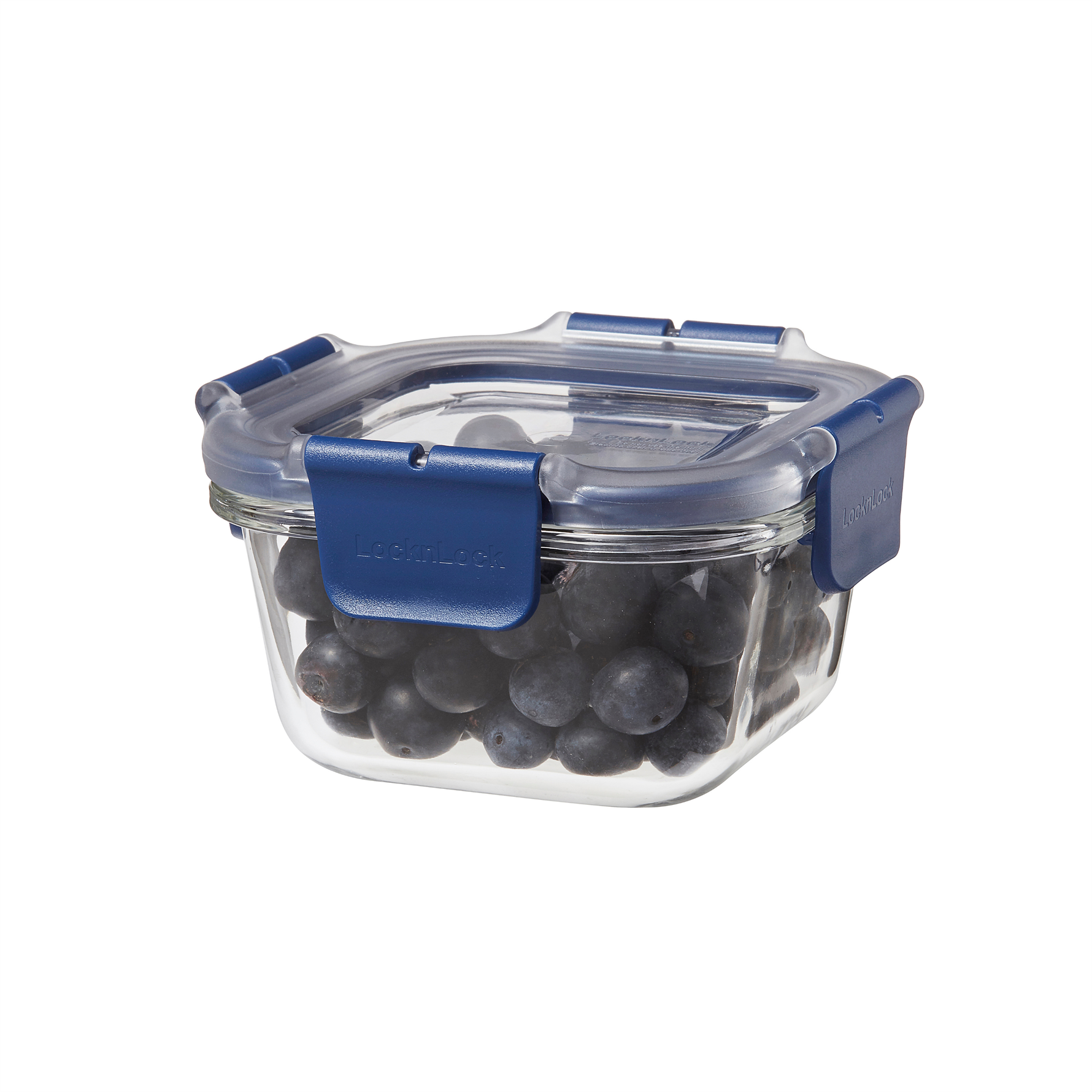 LocknLock Top Class Fırın & Saklama Kabı Kare Kilitli 300 ml Mavi