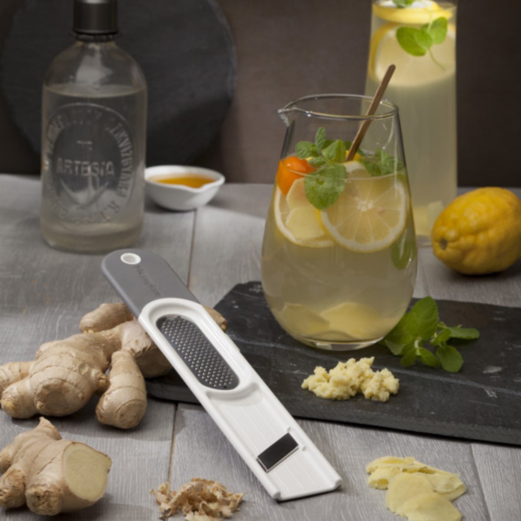 Microplane 3in1 Zencefil Rende, Dilimlemei Soyma Gereci