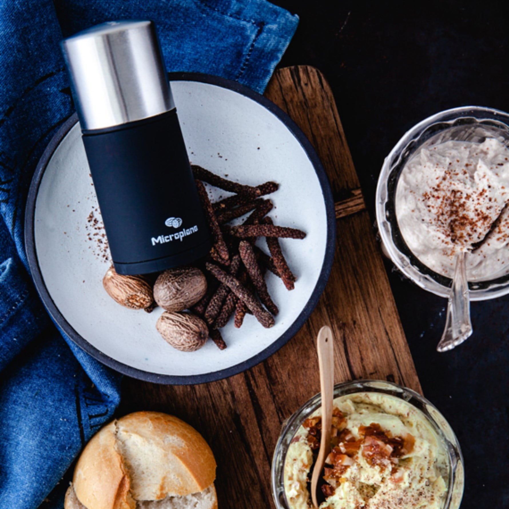 Microplane Baharat Değirmeni 2in1