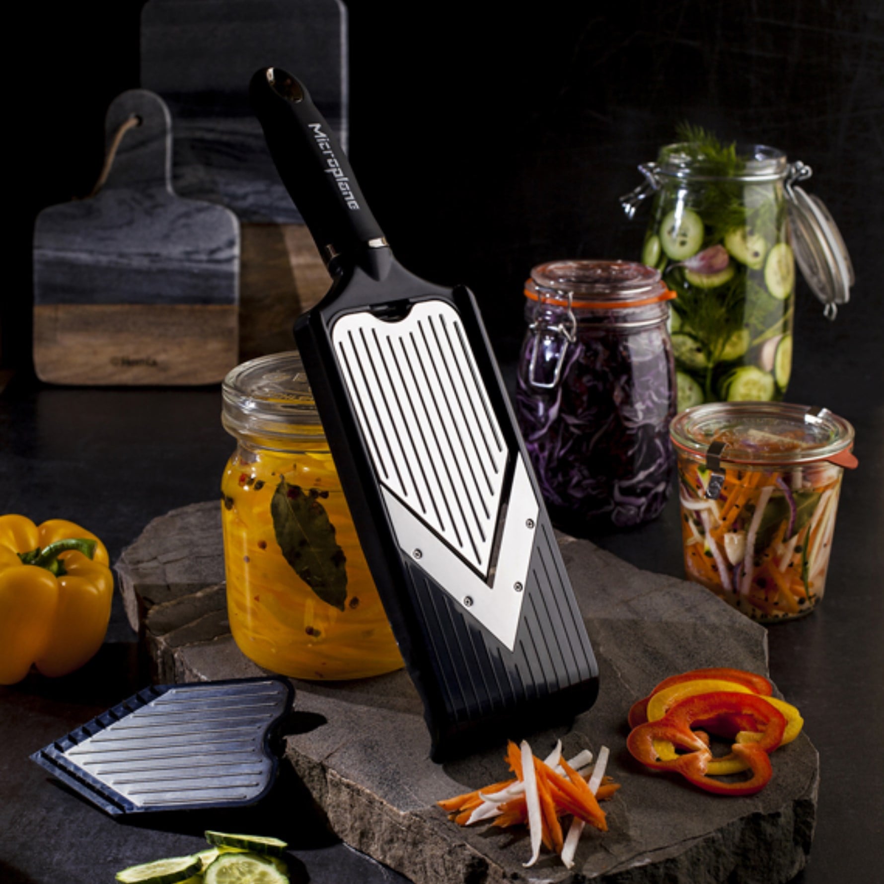 Microplane Julienne Özellikli V-Doğrayıcı 
