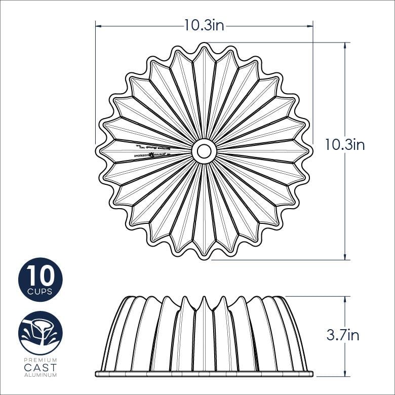 Nordicware Brillance Bundt Kek Kalıbı