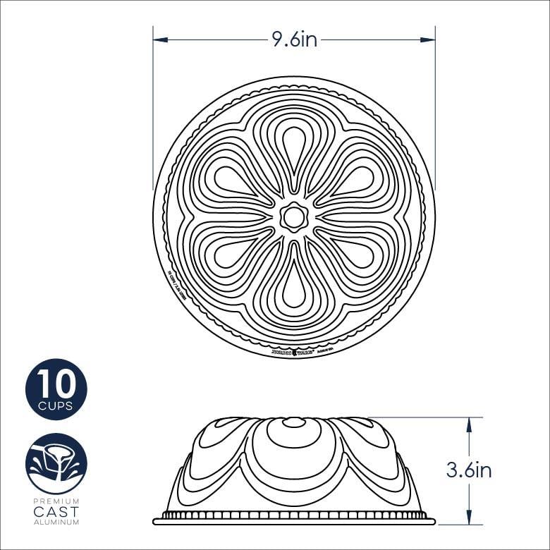 Nordicware Şifon Bundt Kek Kalıbı