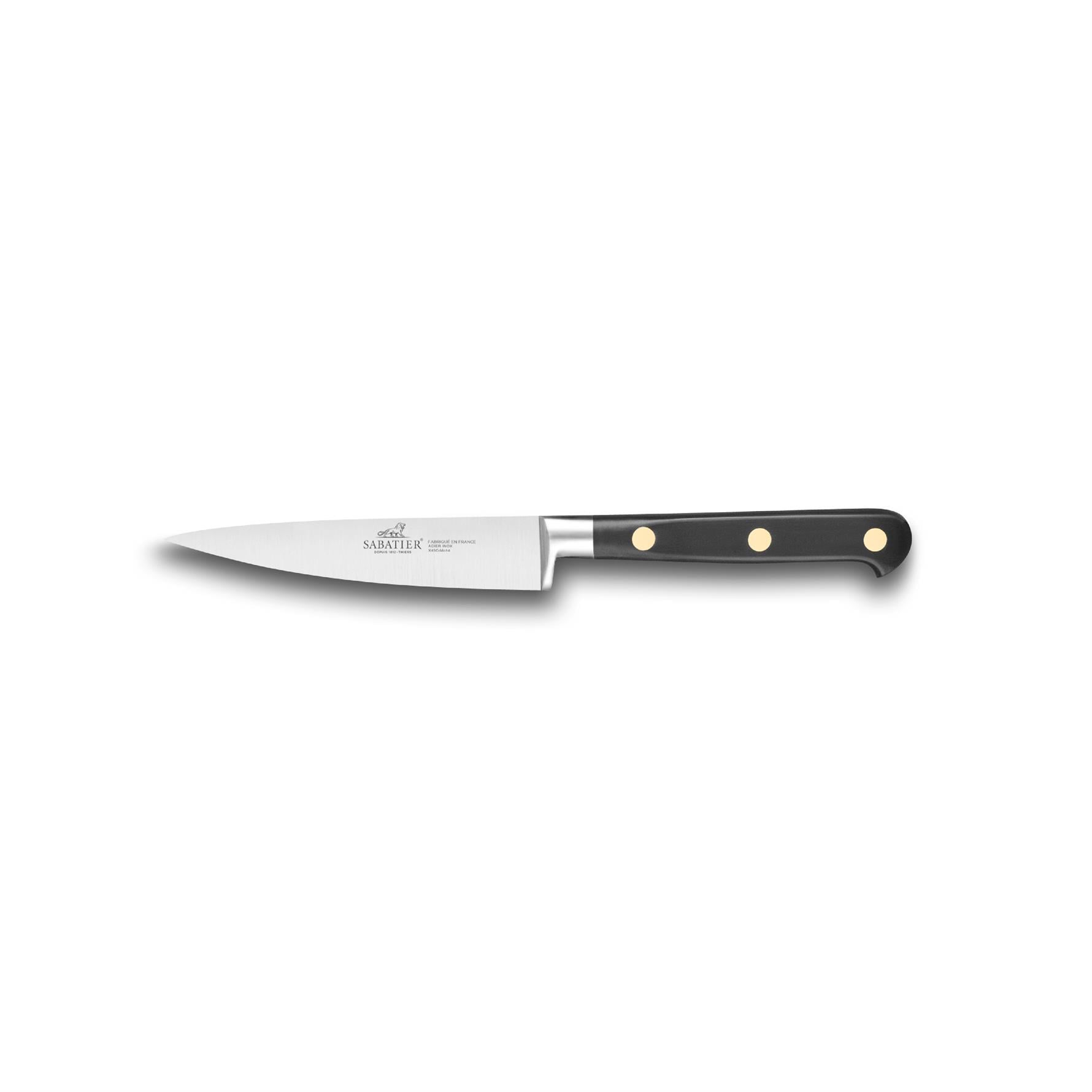 Sabatier Ideal Rivets Laiton Soyma ve Doğrama Bıçağı 10 cm - Dövme Çelik