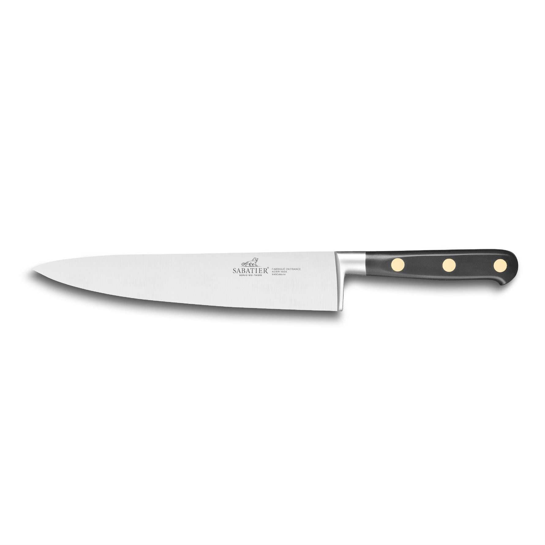 Sabatier Ideal Rivets Laiton Şef Bıçağı 20 cm - Dövme Çelik