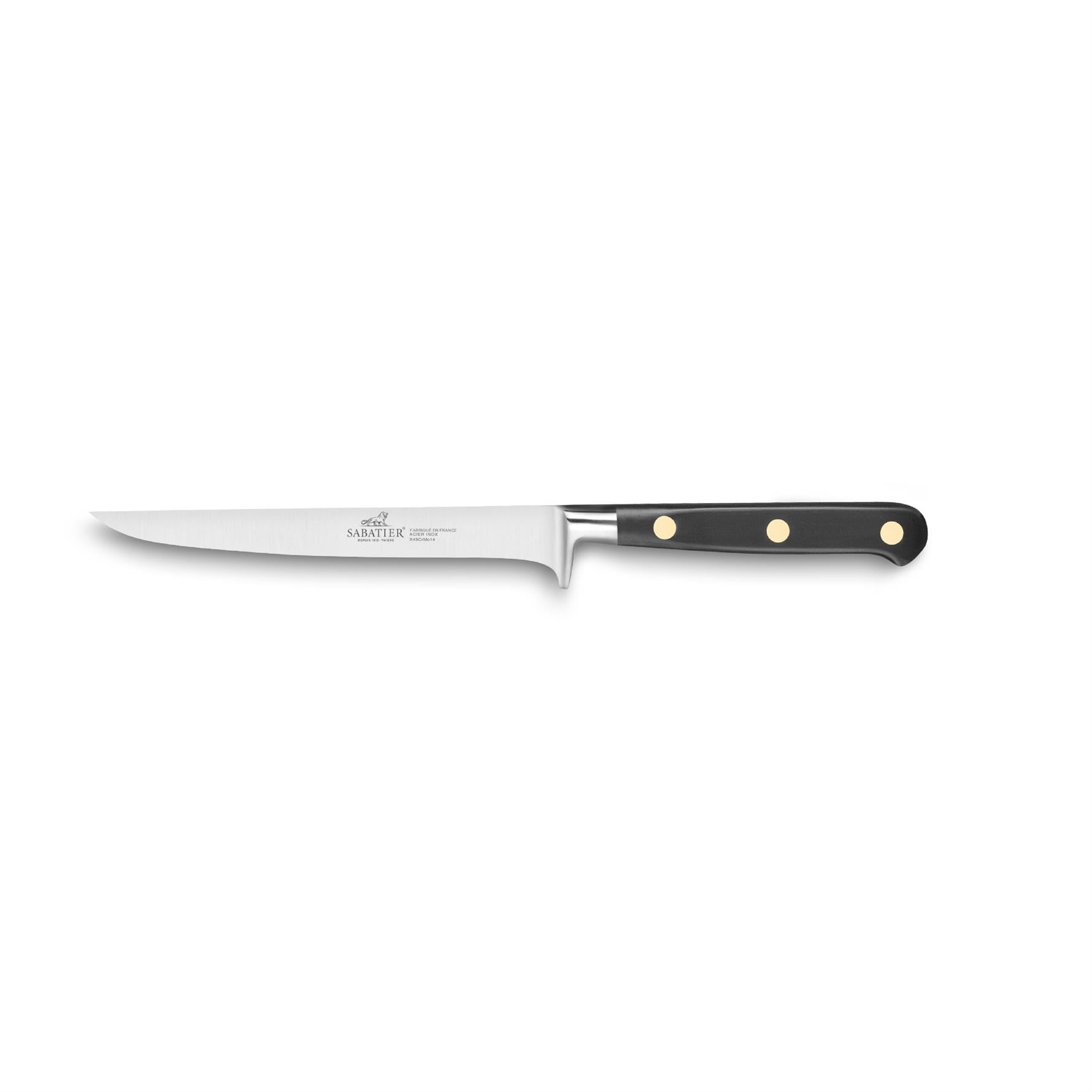 Sabatier Ideal Rivets Laiton Kemik Sıyırma Bıçağı 13 cm - Dövme Çelik
