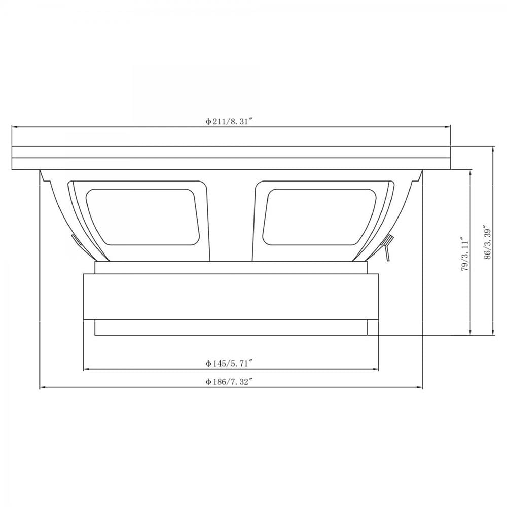 RS-M8DM 20cm Midrange