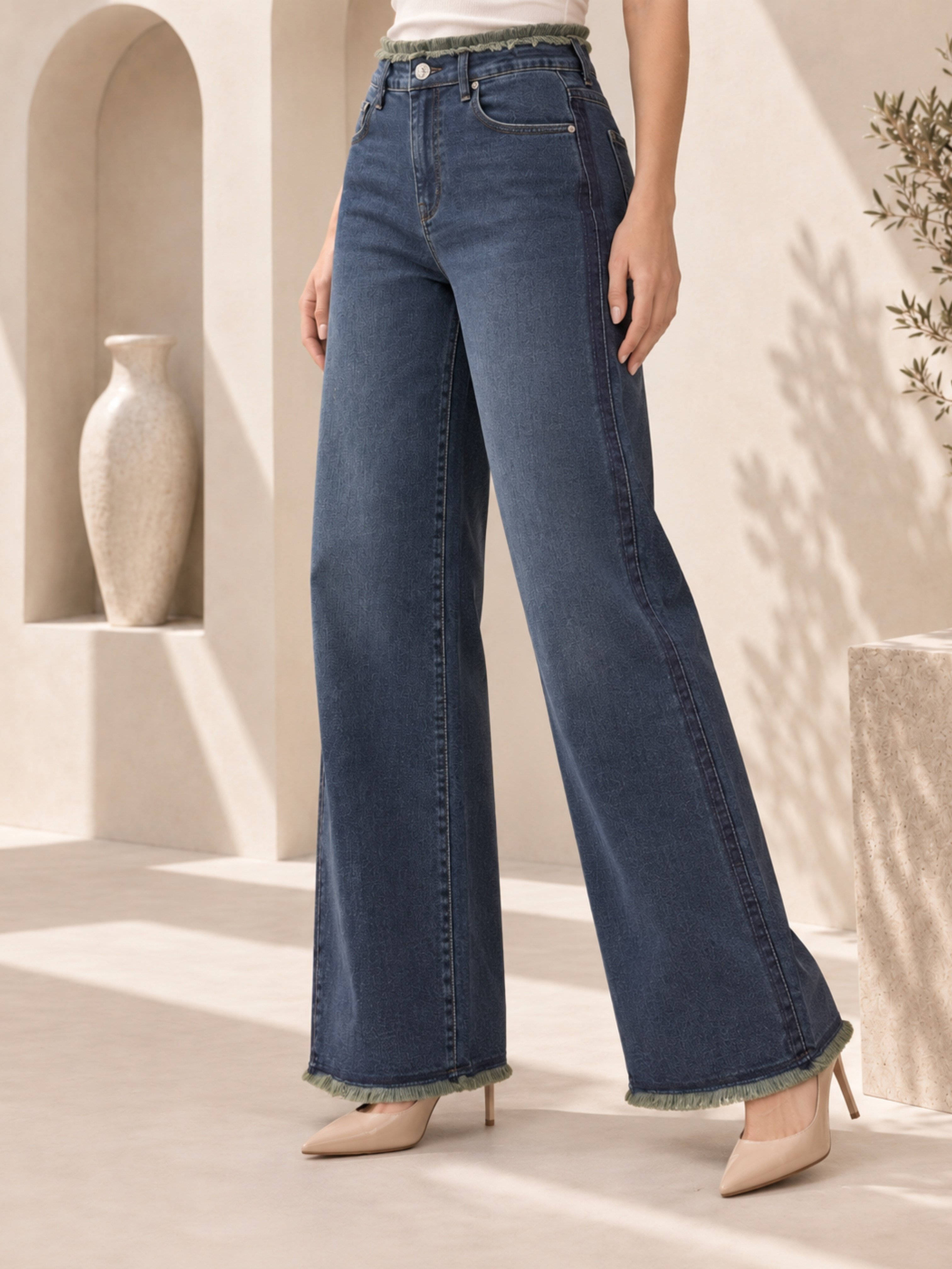 TEST Bel Paça Püskül Pantolon