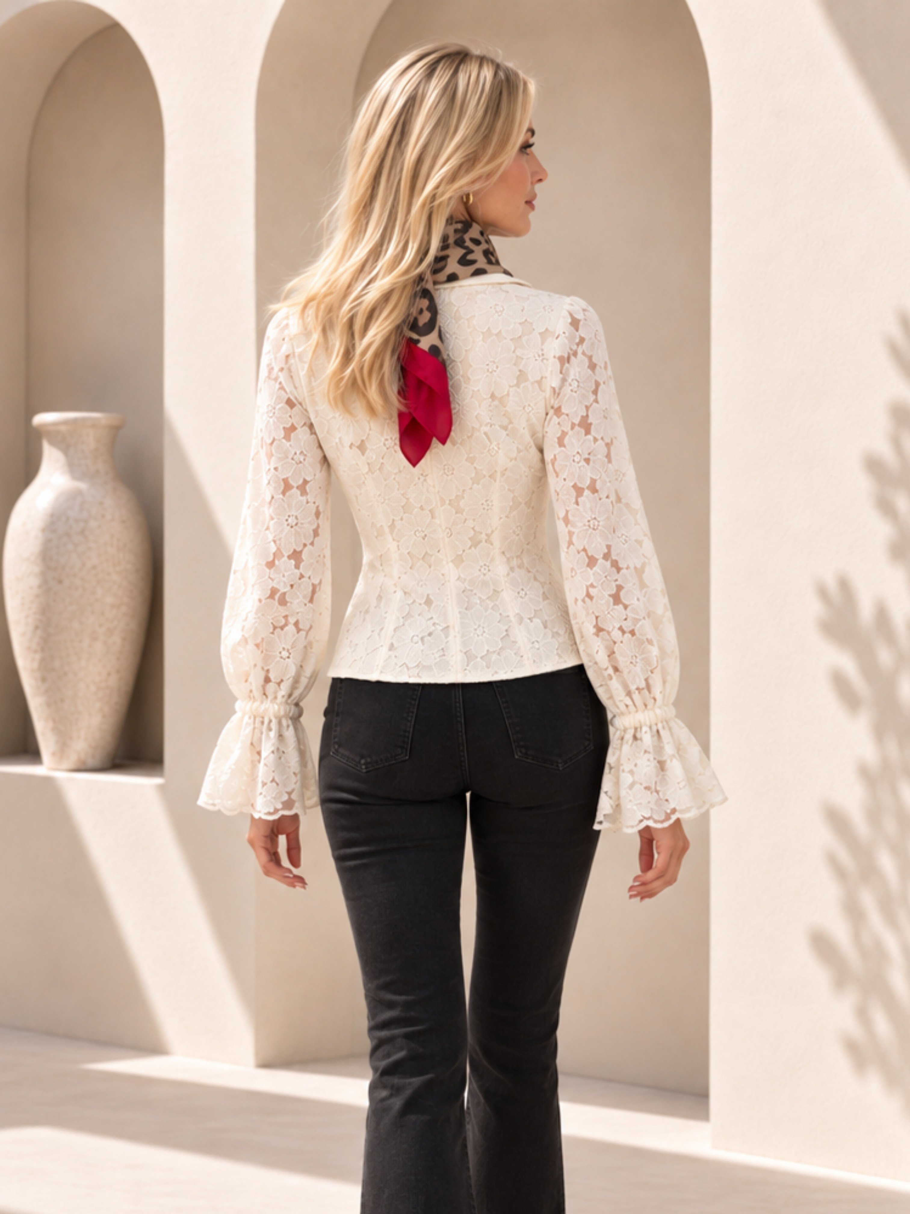 Küçük BedenDış GiyimCeket Çiçek Motif Ceket