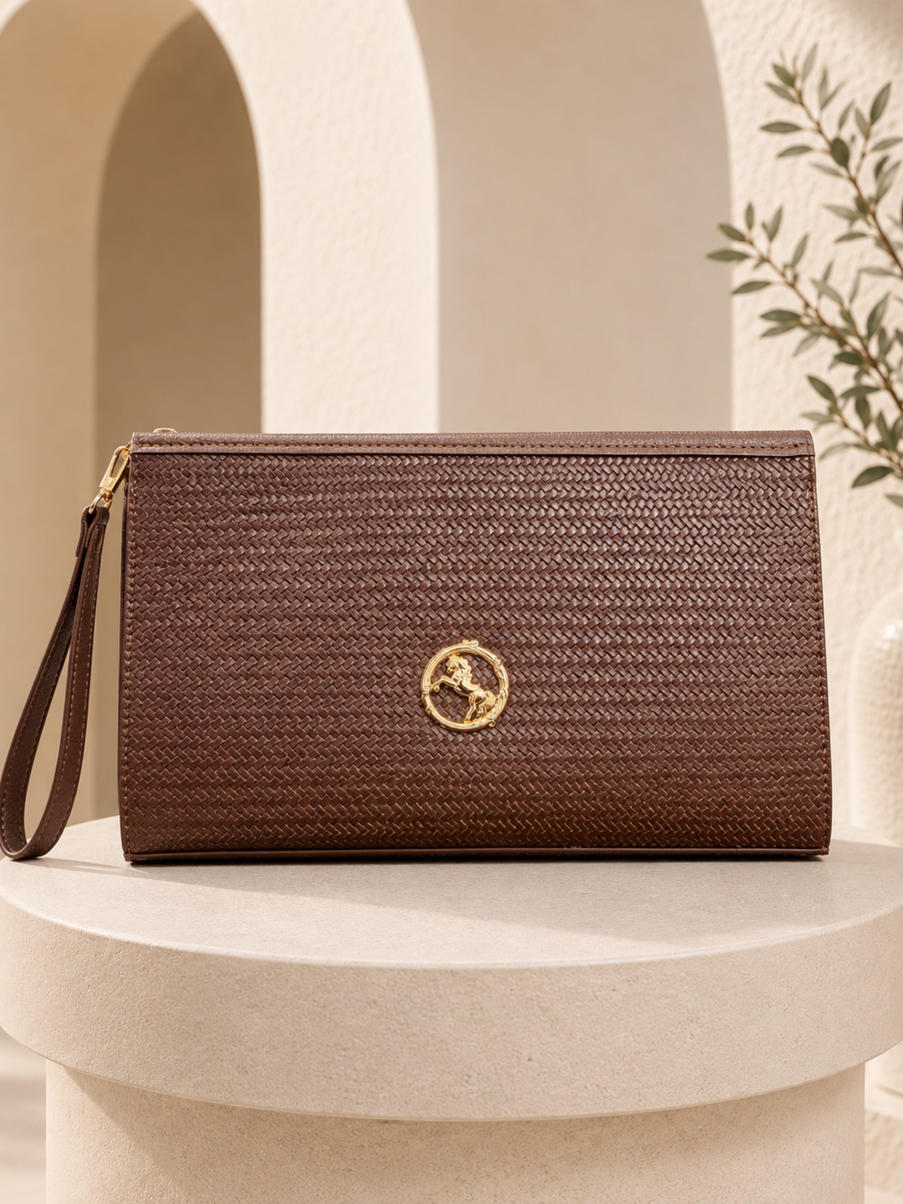 ÇANTA Clutch Deri Çanta