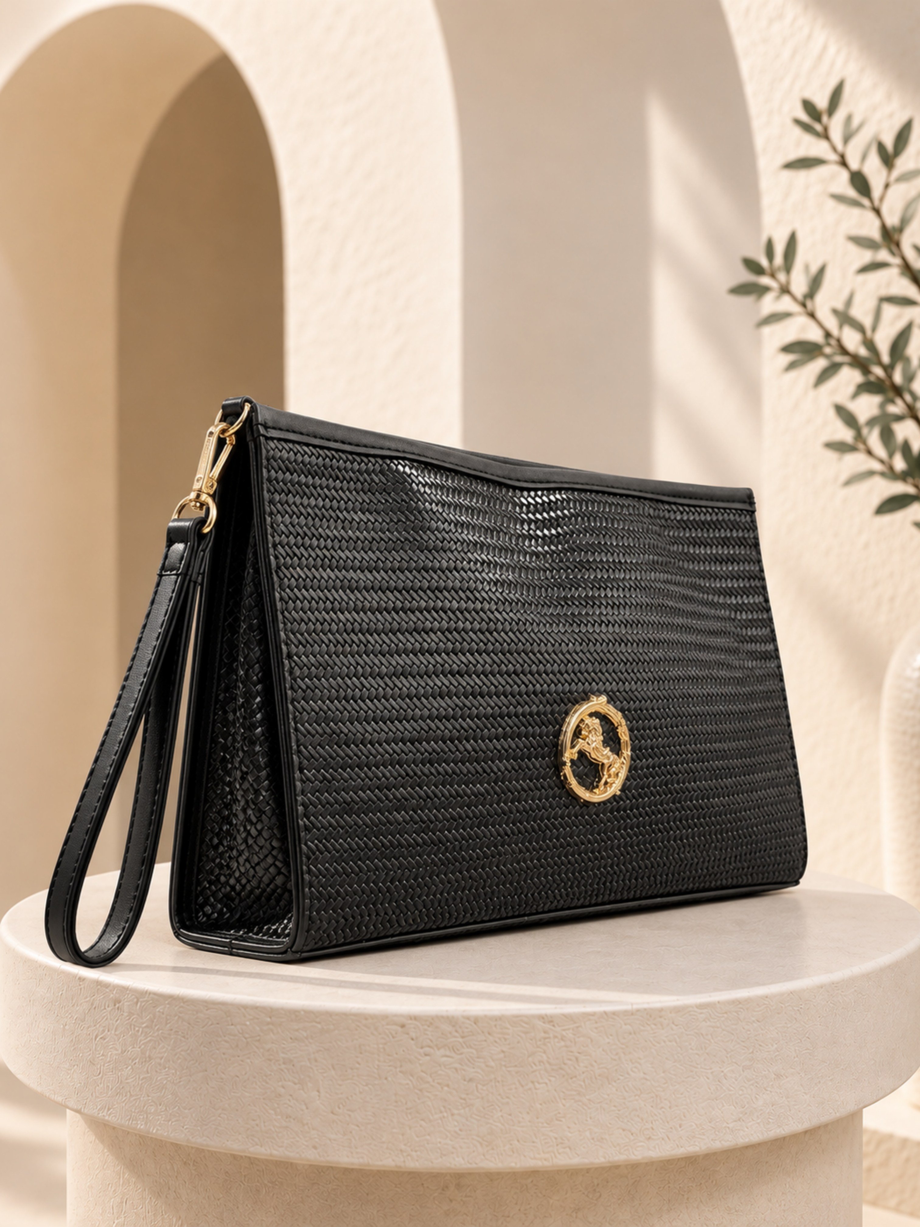 ÇANTA Clutch Deri Çanta