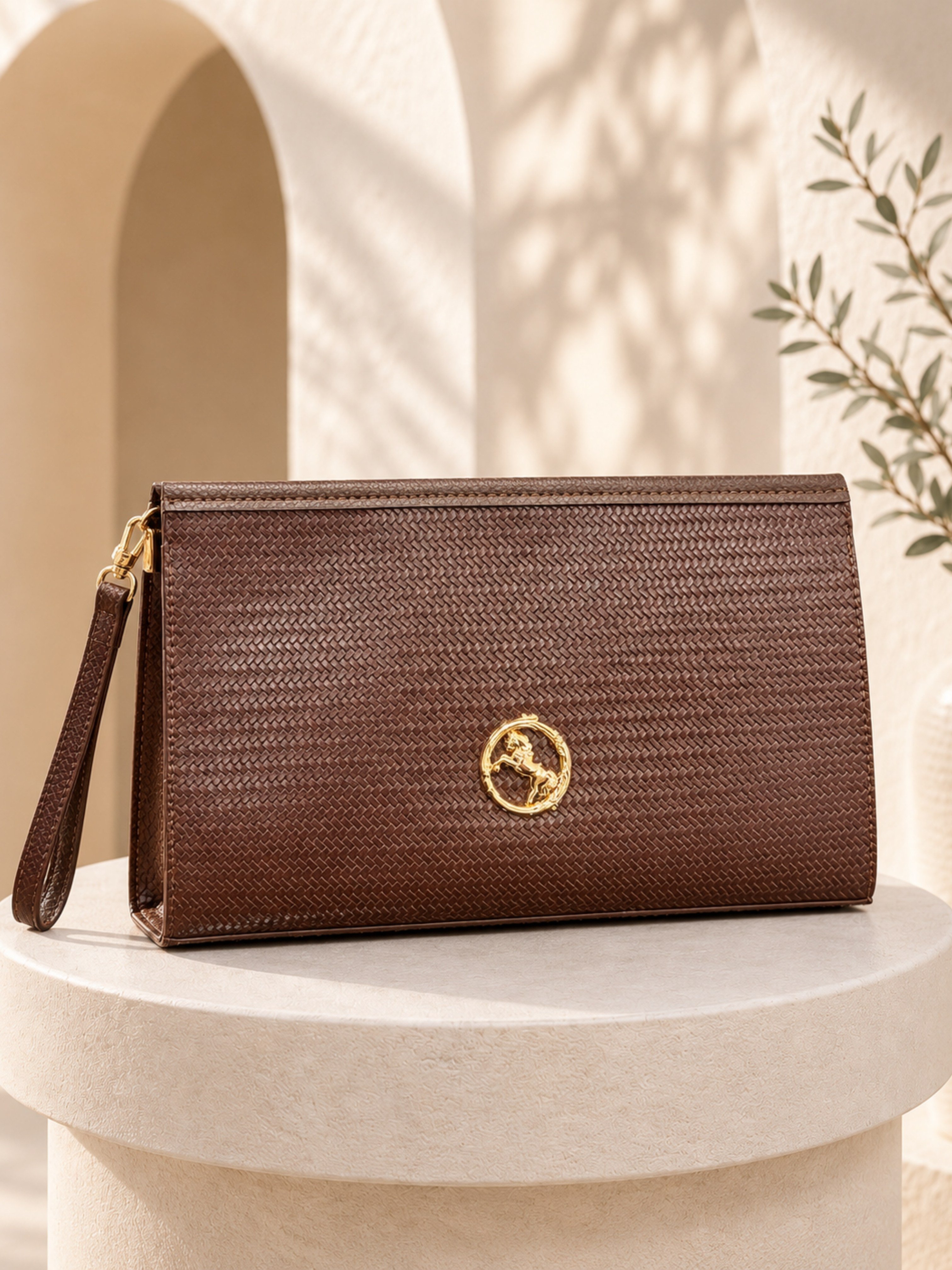 ÇANTA Clutch Deri Çanta