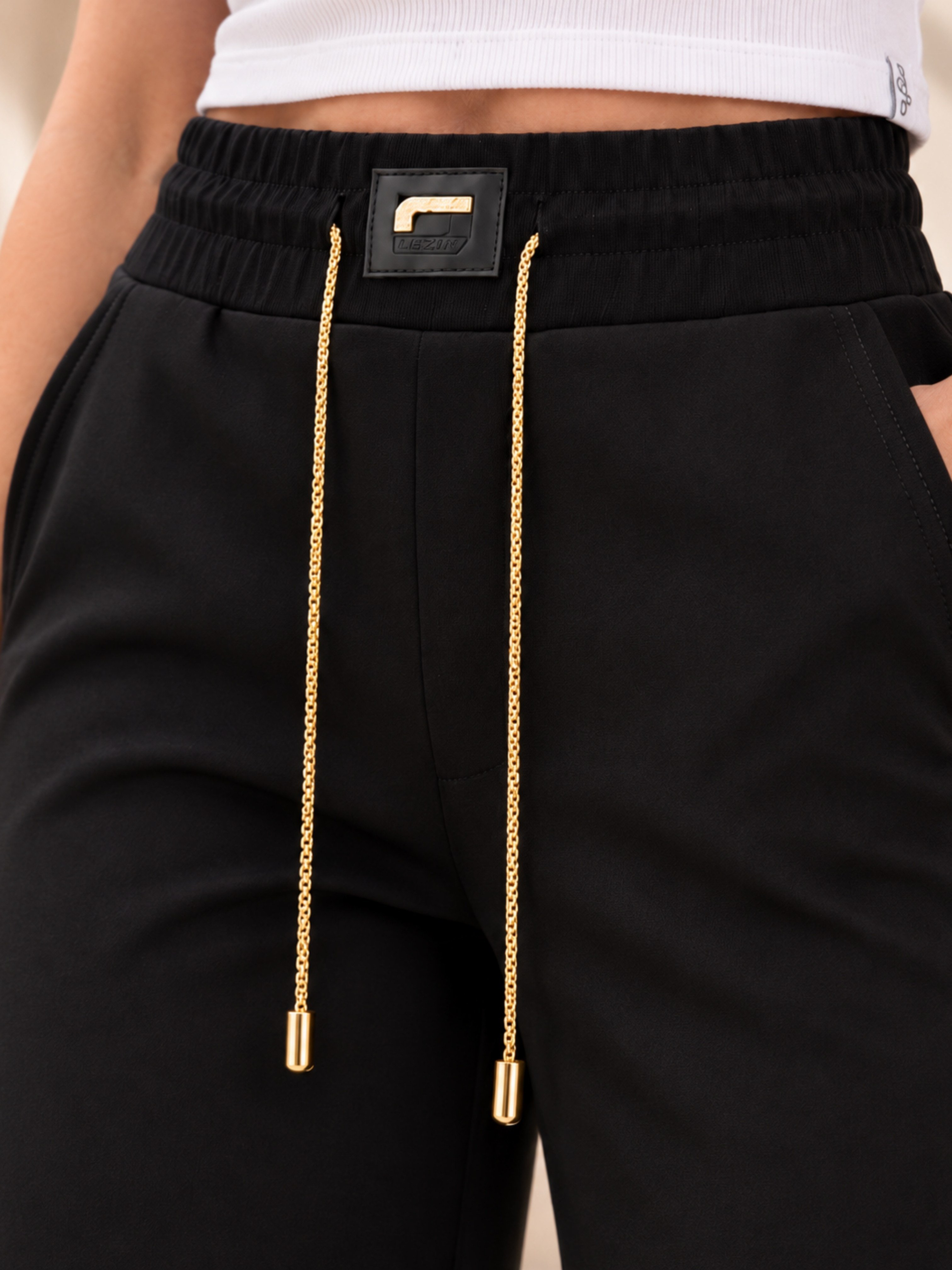 TEST Gold Zincir İpli Pantolon