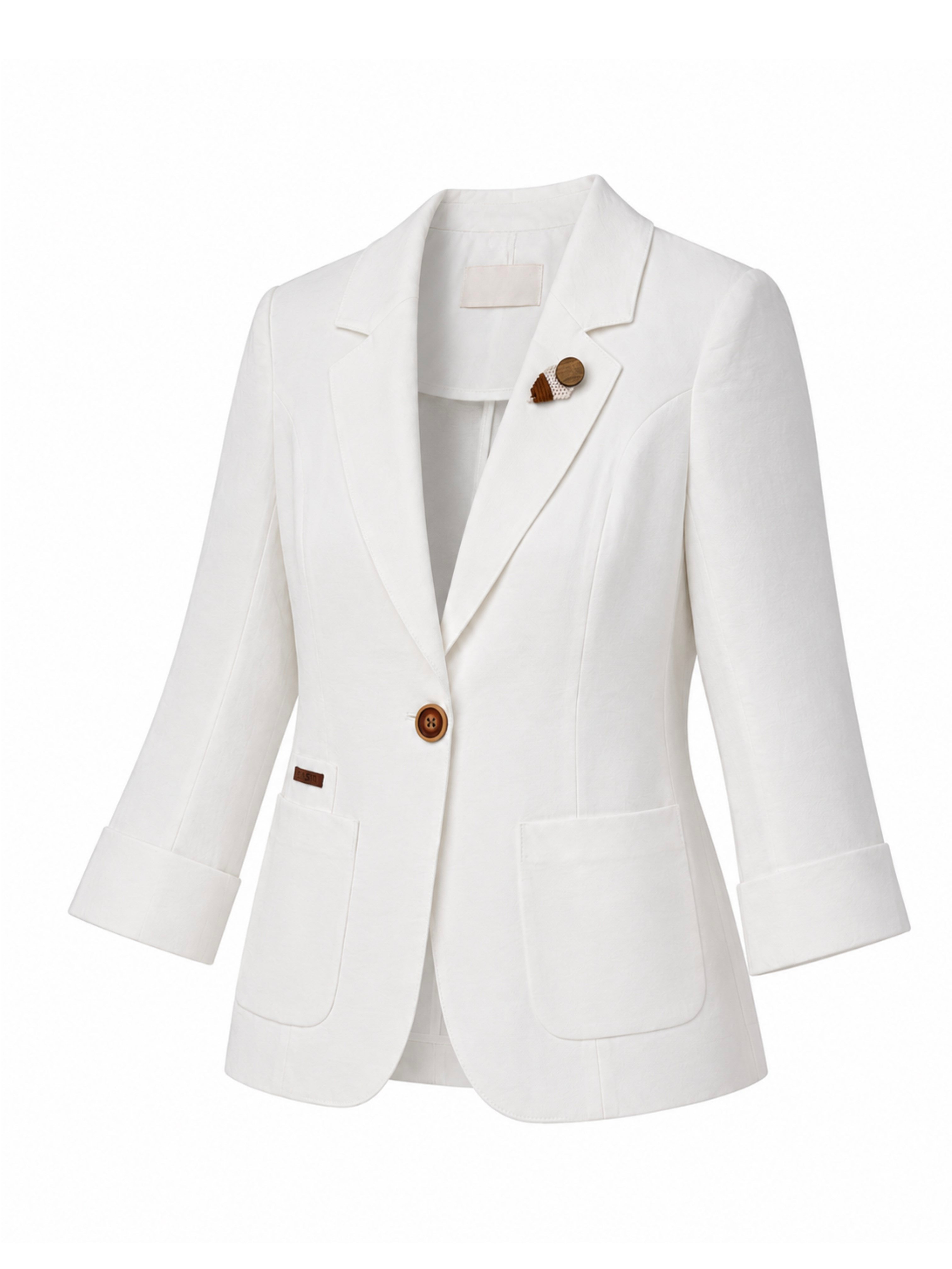 CEKET Keten Blazer Ceket