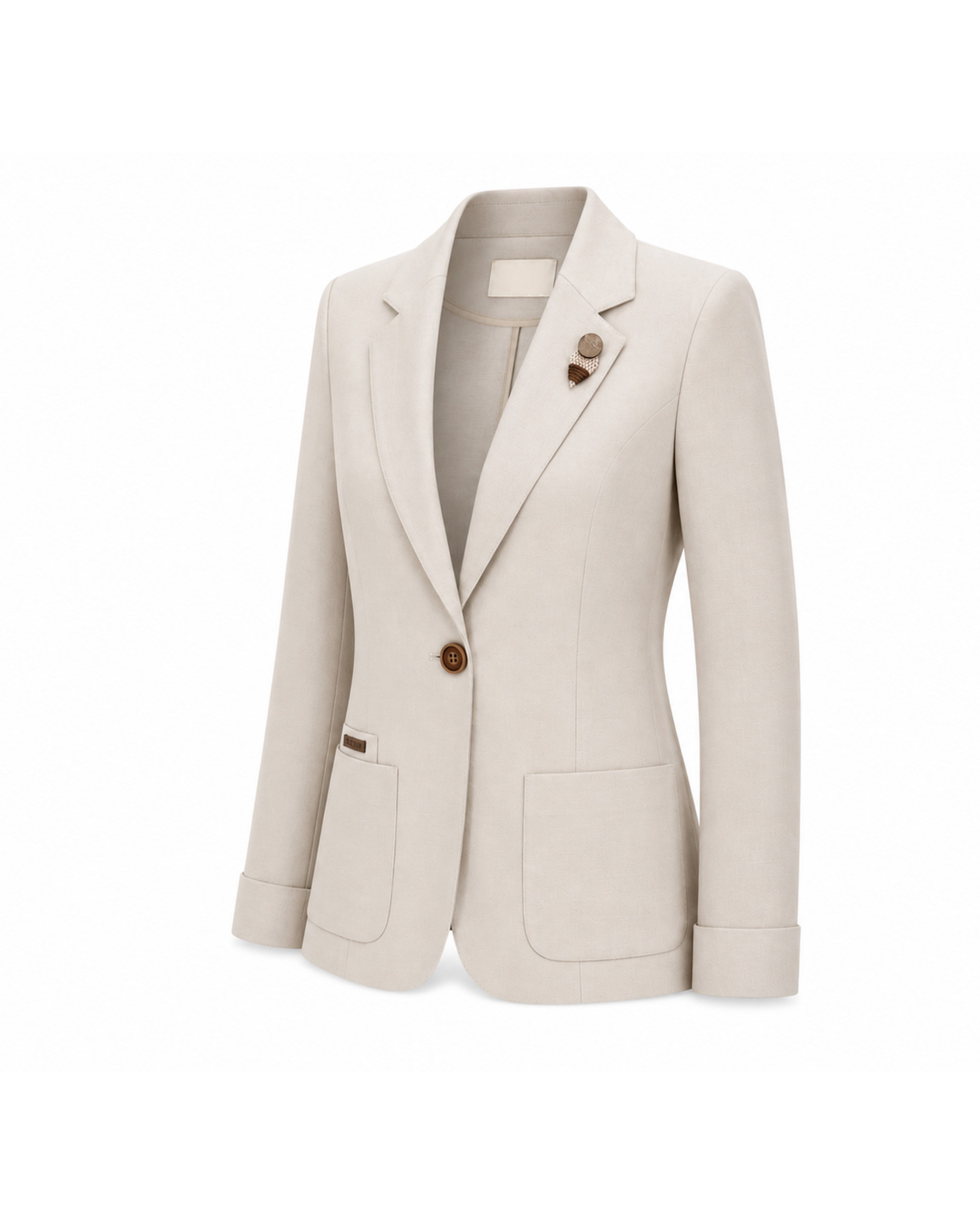 CEKET Keten Blazer Ceket