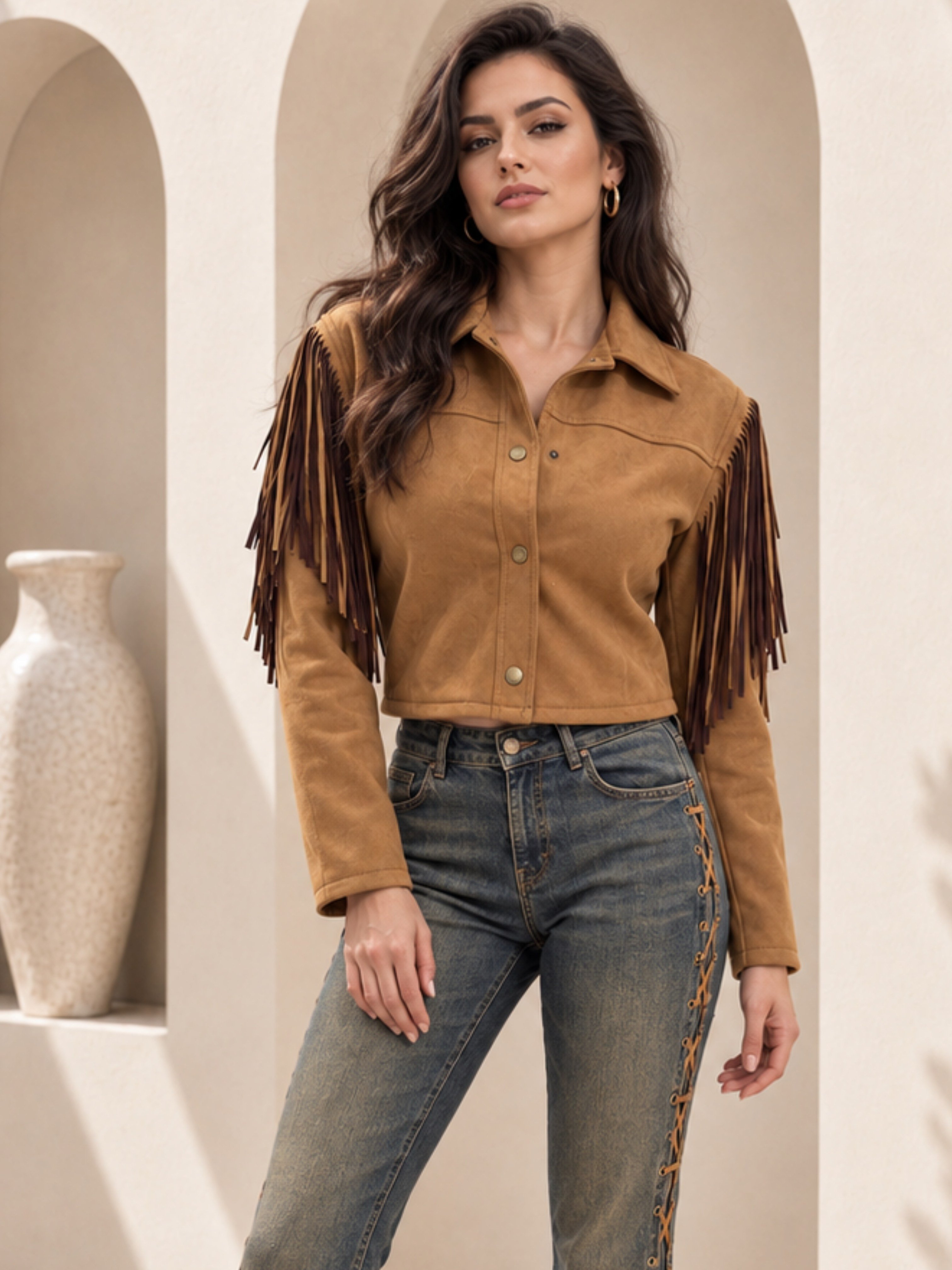 Küçük BedenDış GiyimCeket Kovboy Model Ceket