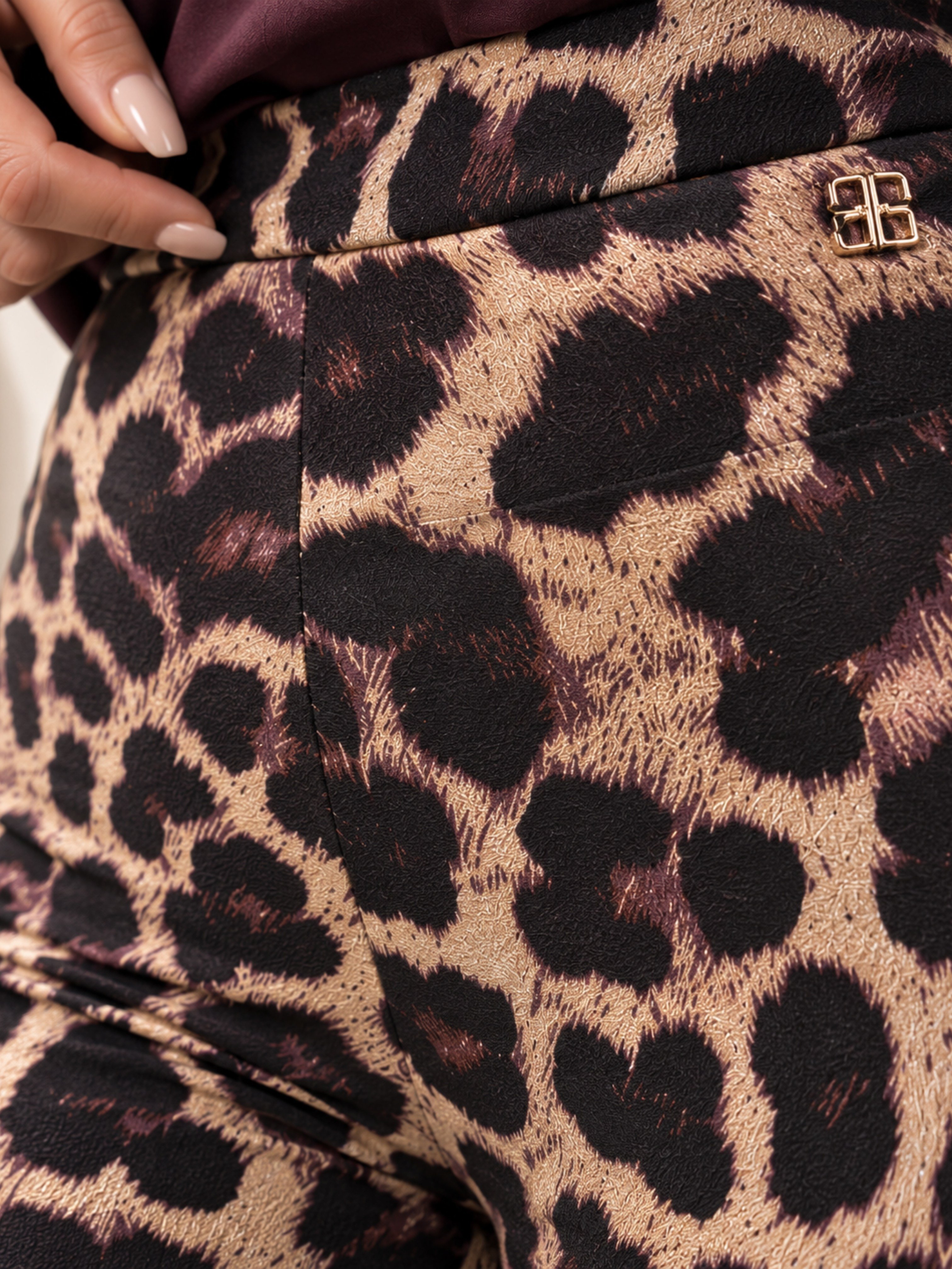 Küçük BedenAlt GiyimPantolon Leopar Pantolon