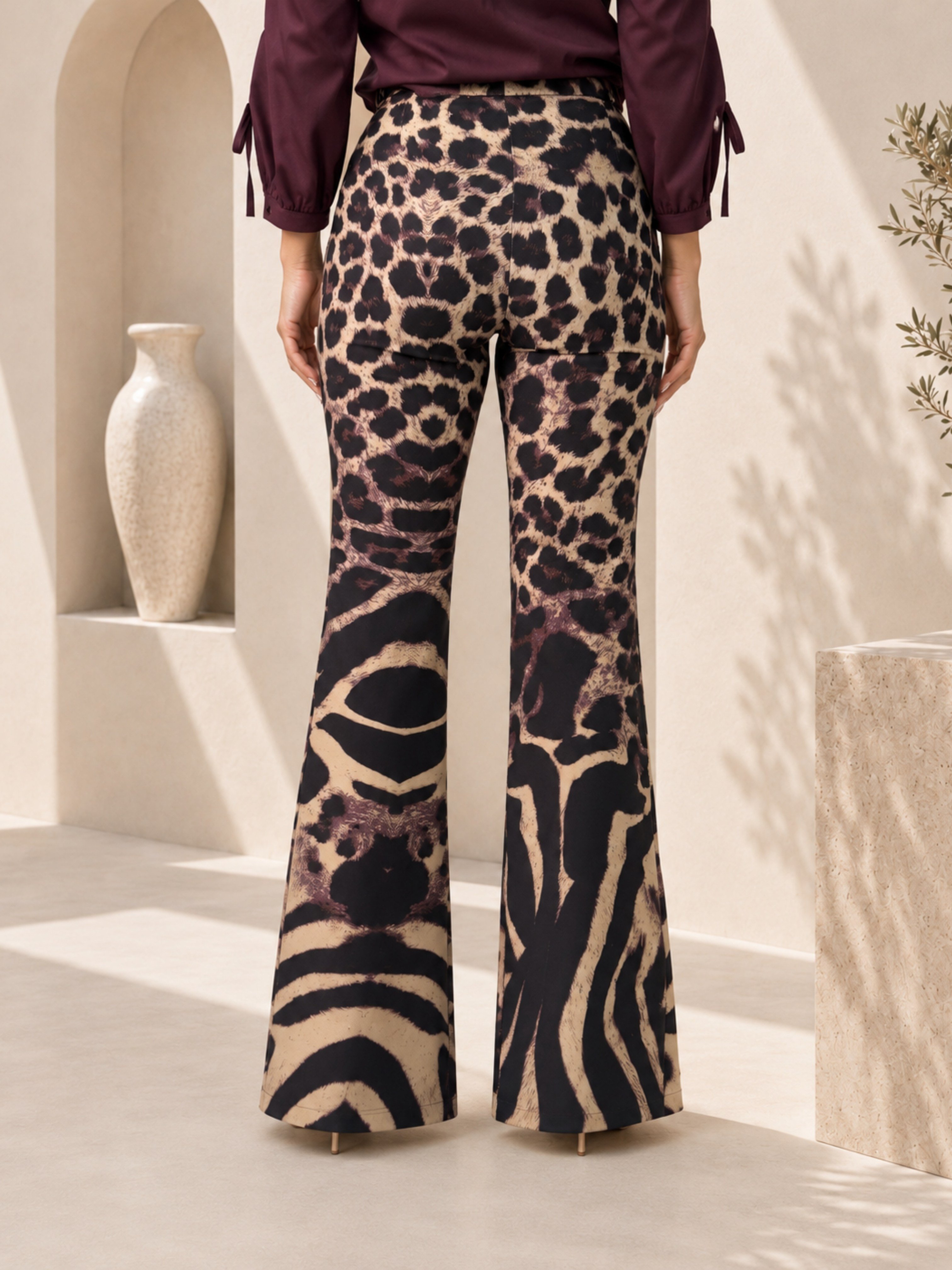 Küçük BedenAlt GiyimPantolon Leopar Pantolon