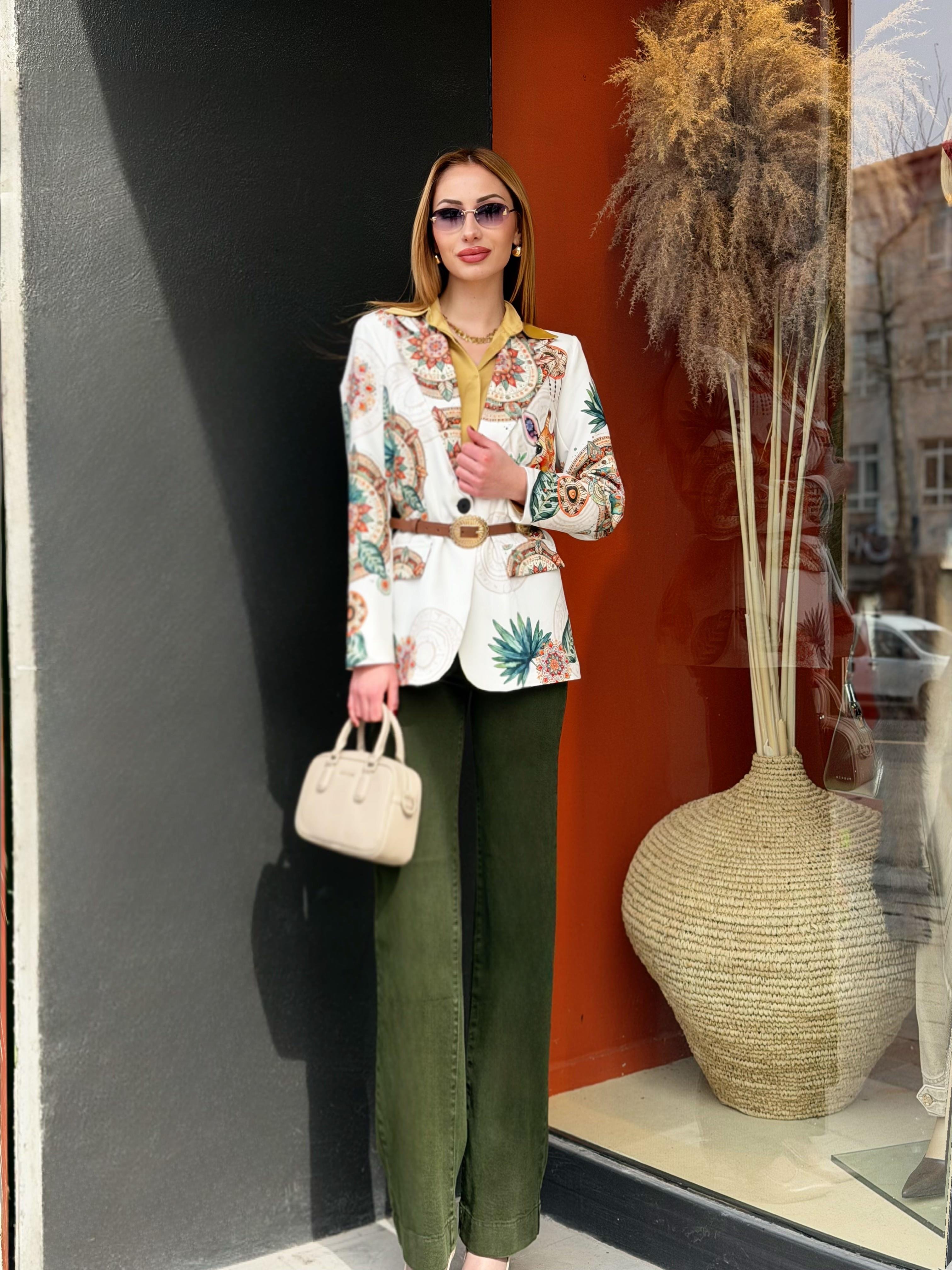 PANTOLON Önü Düğmeliı Jean Pantolon