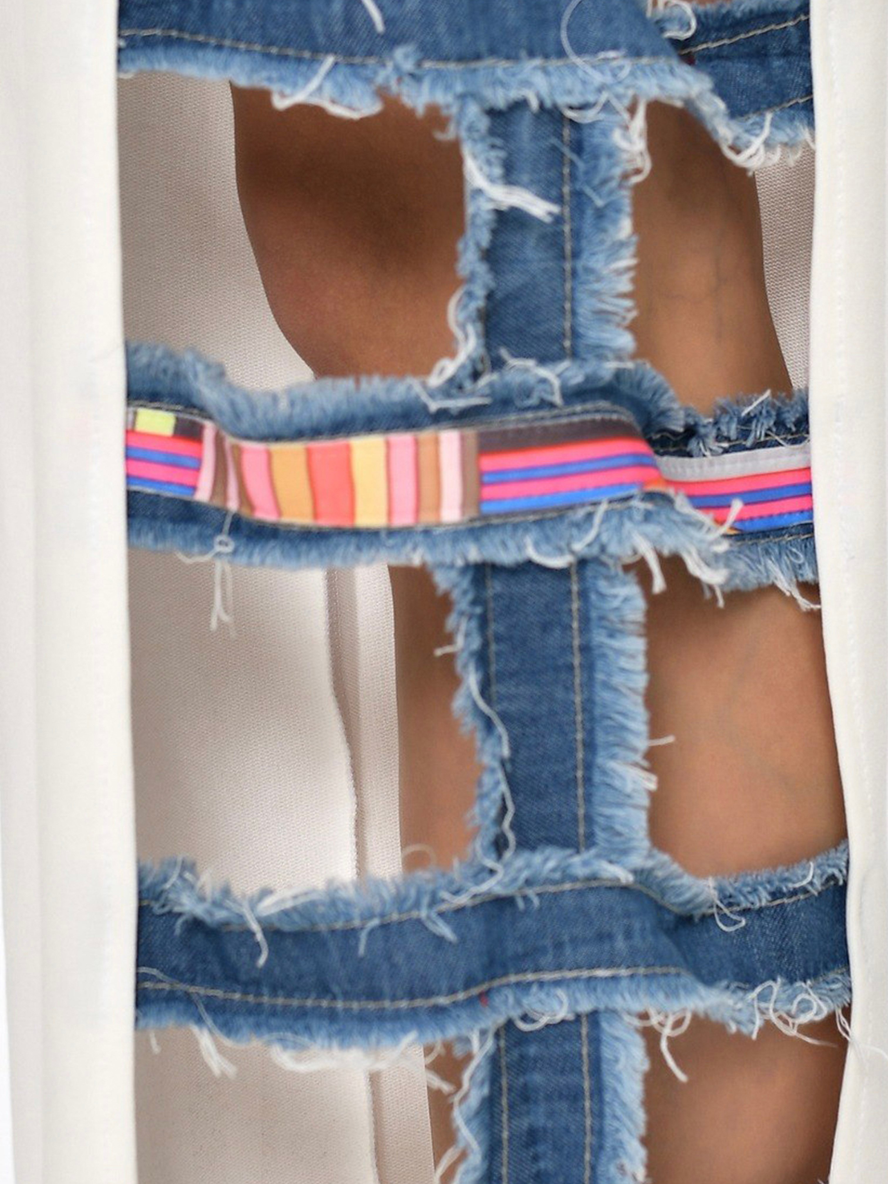 PANTOLON Pencere Detay Pantolon
