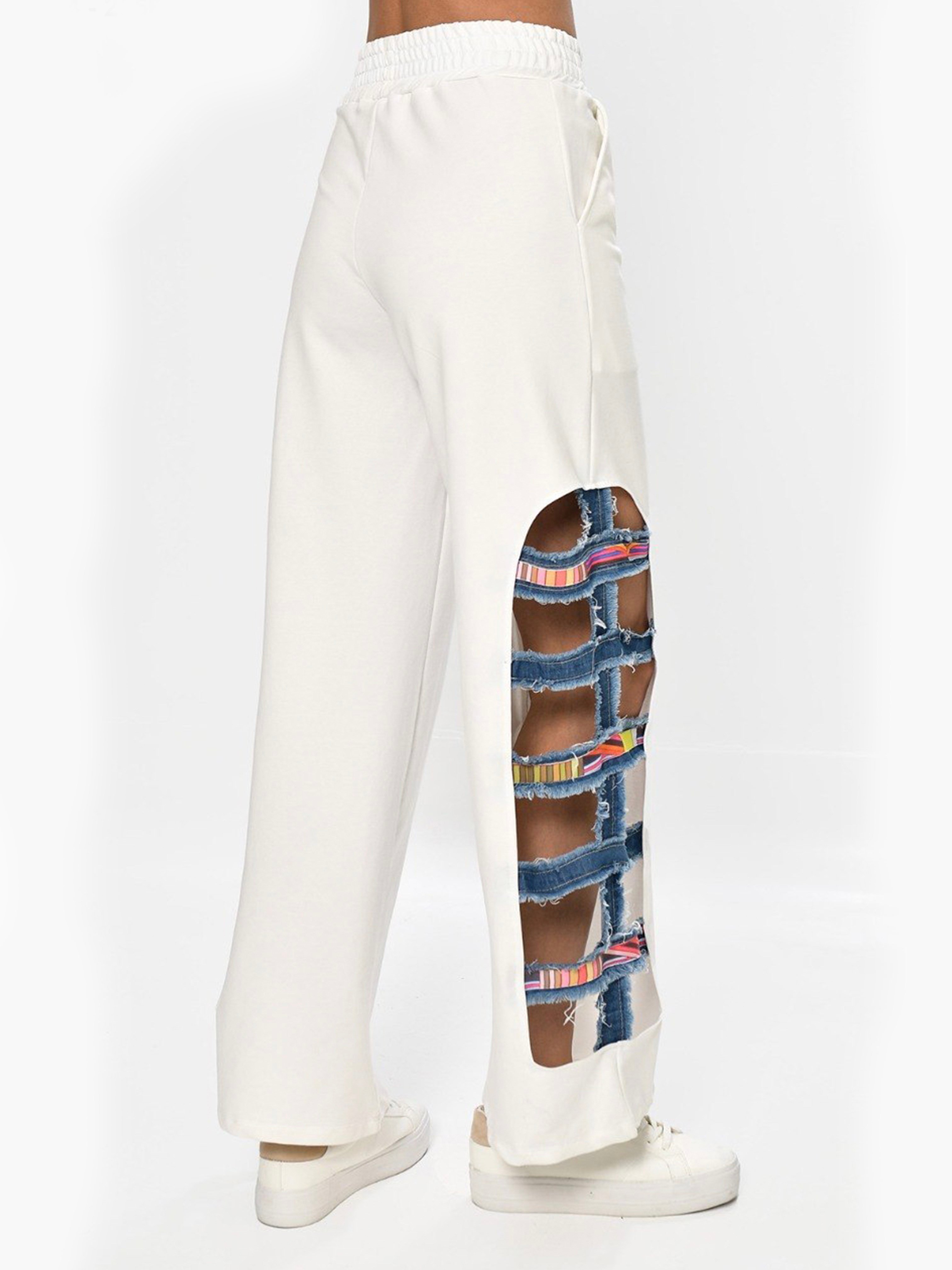 PANTOLON Pencere Detay Pantolon