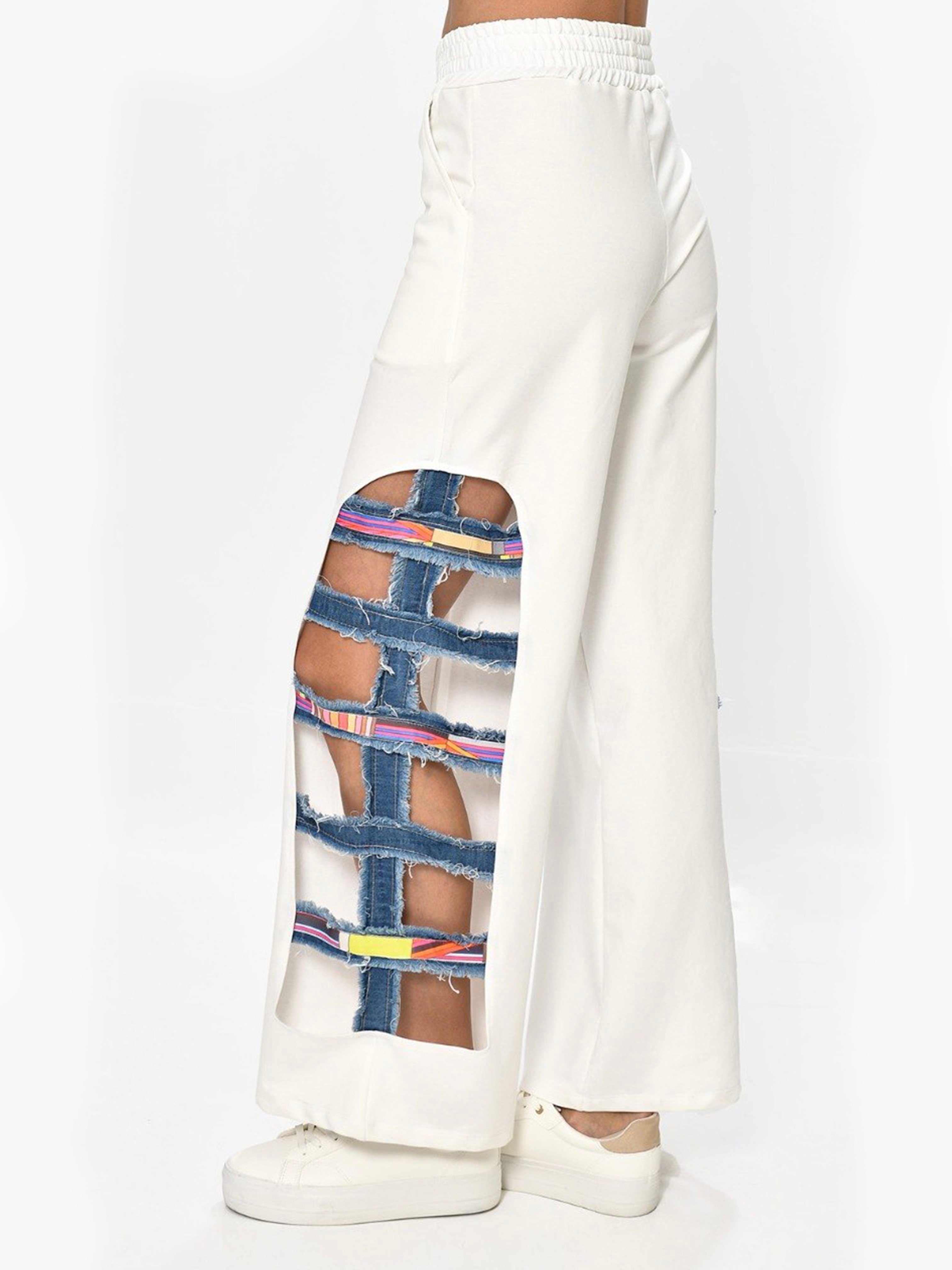 PANTOLON Pencere Detay Pantolon