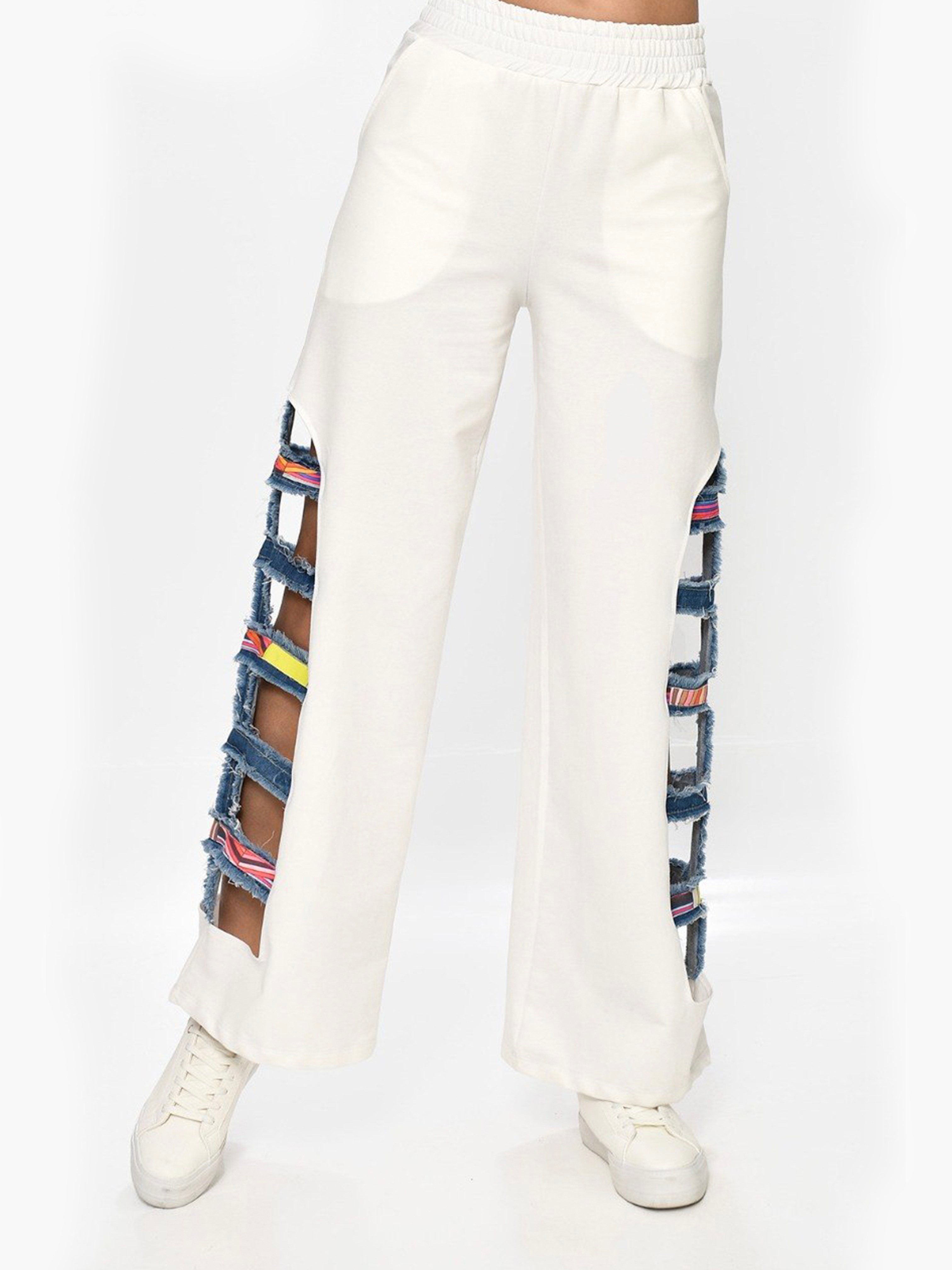 PANTOLON Pencere Detay Pantolon