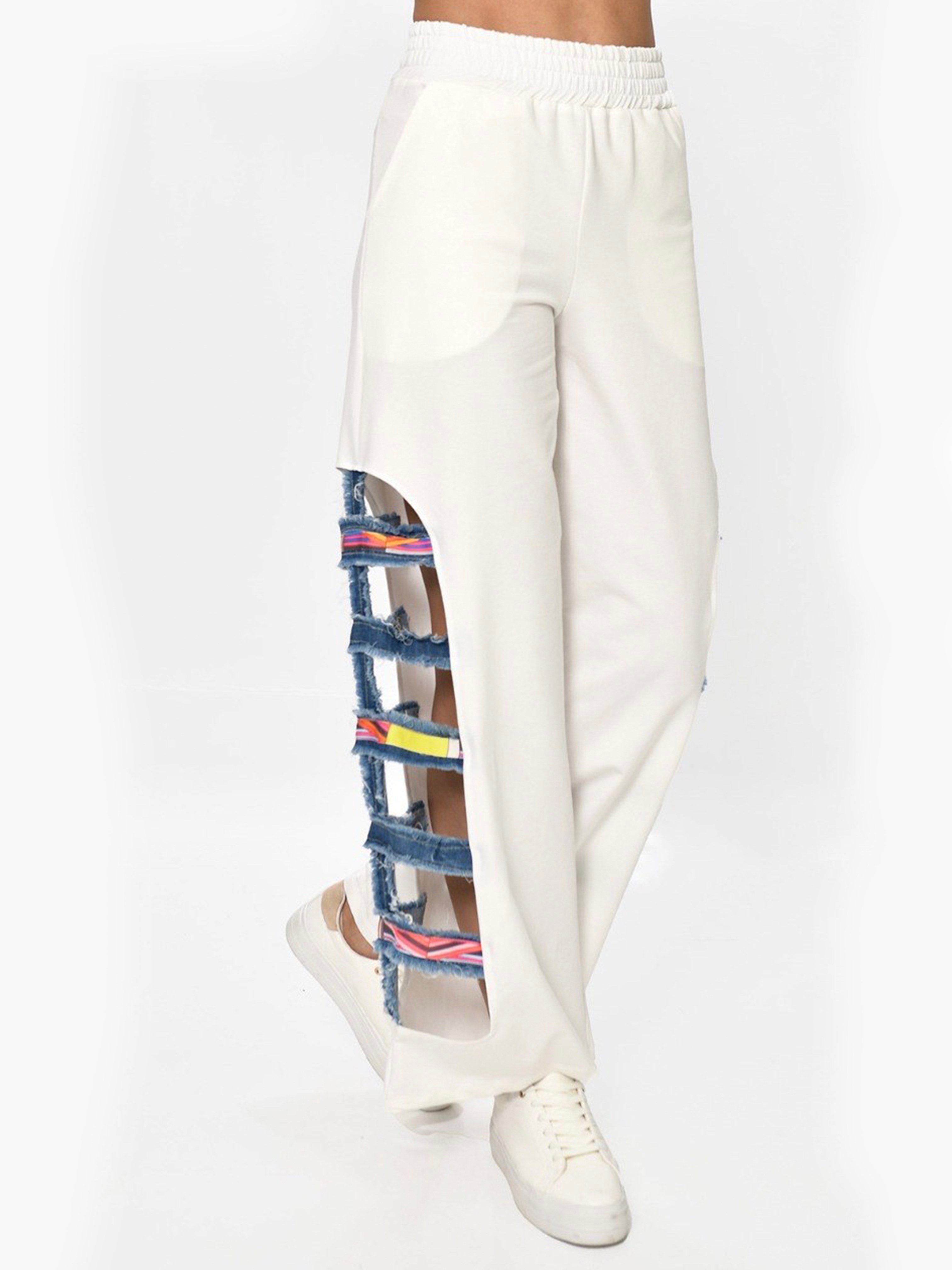 PANTOLON Pencere Detay Pantolon