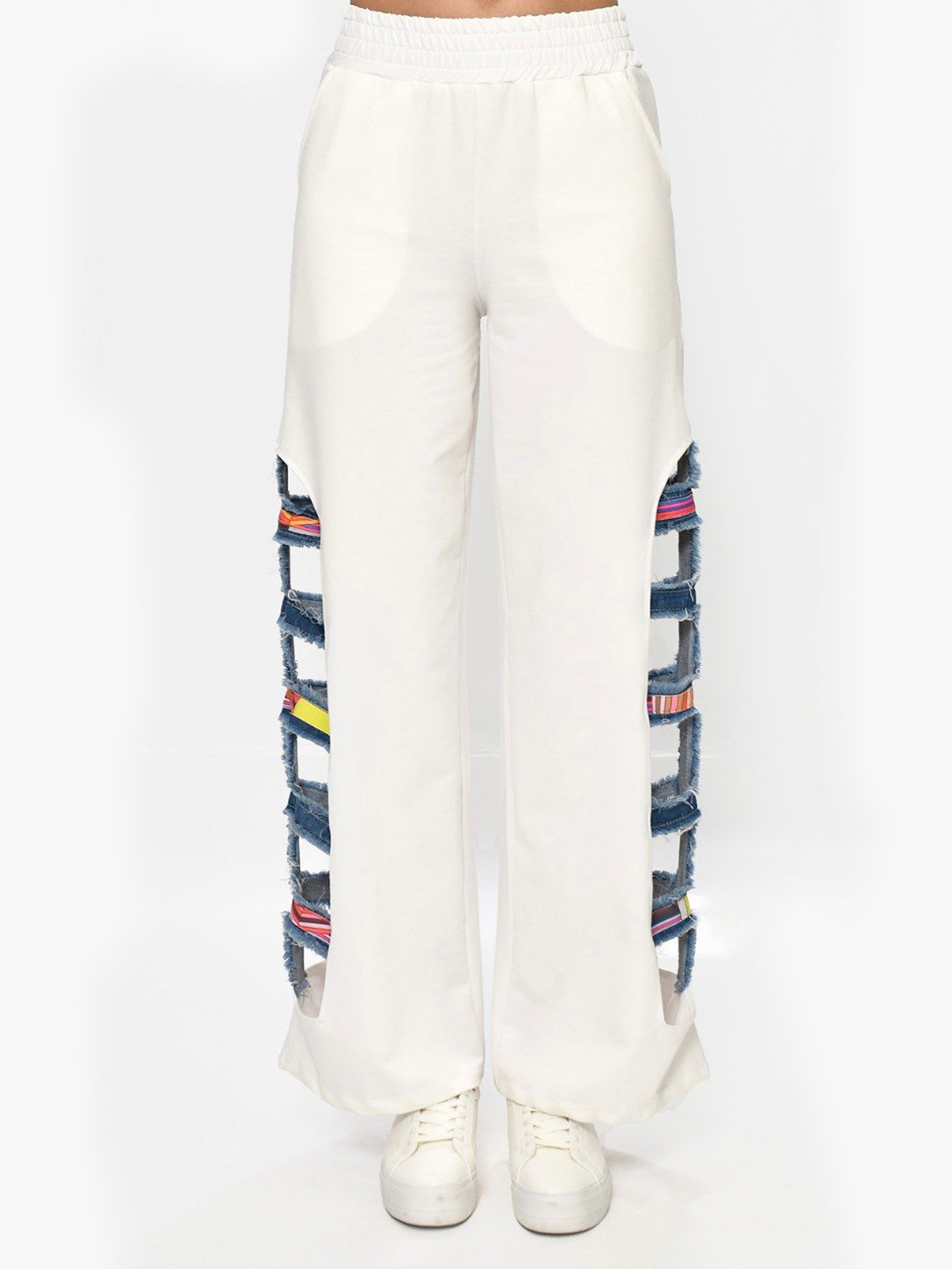 PANTOLON Pencere Detay Pantolon