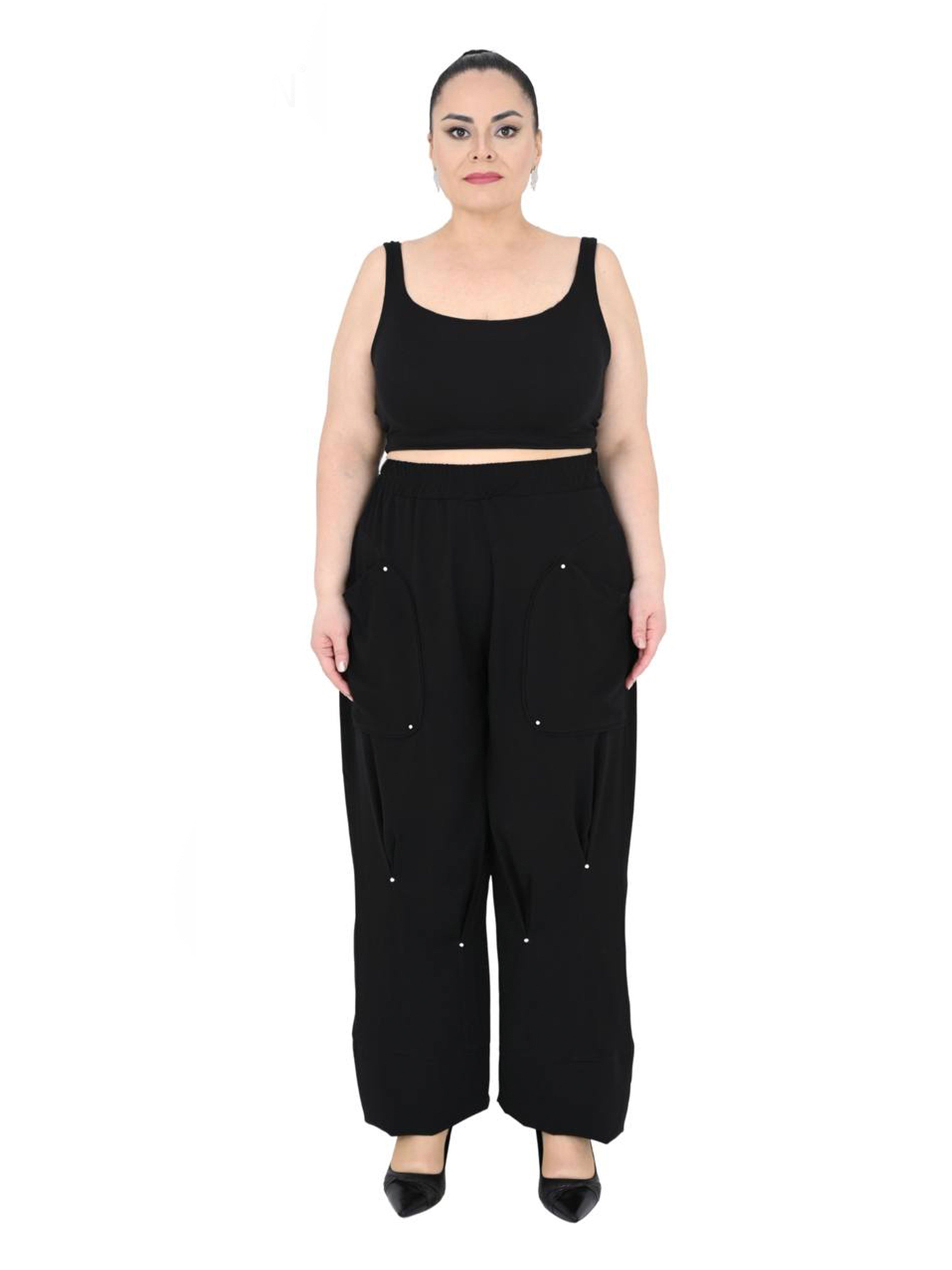 PANTOLON Taş Detaylı Pantolon