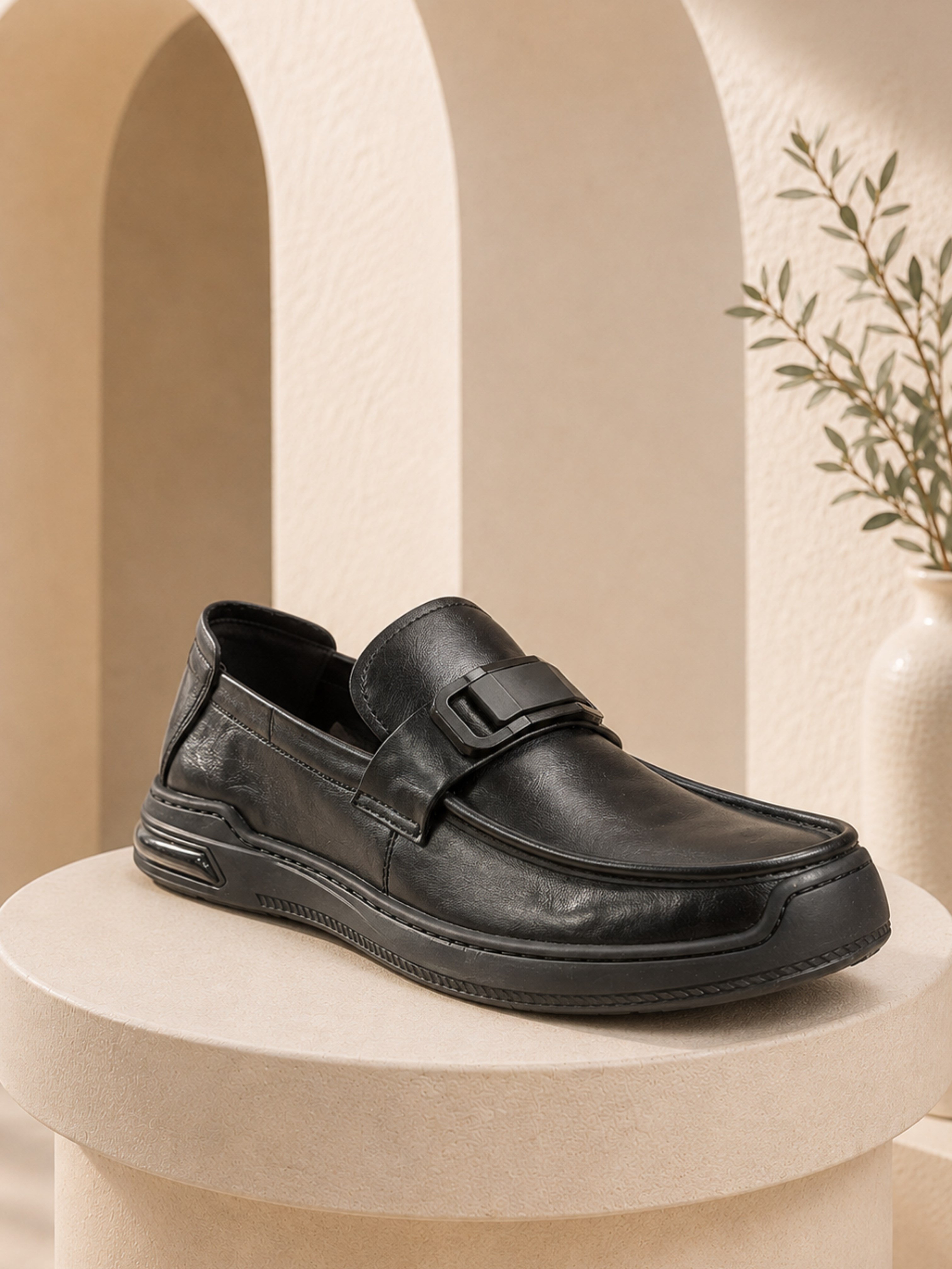 Erkek Ayakkabı Tokalı Loafer Ayakkabı