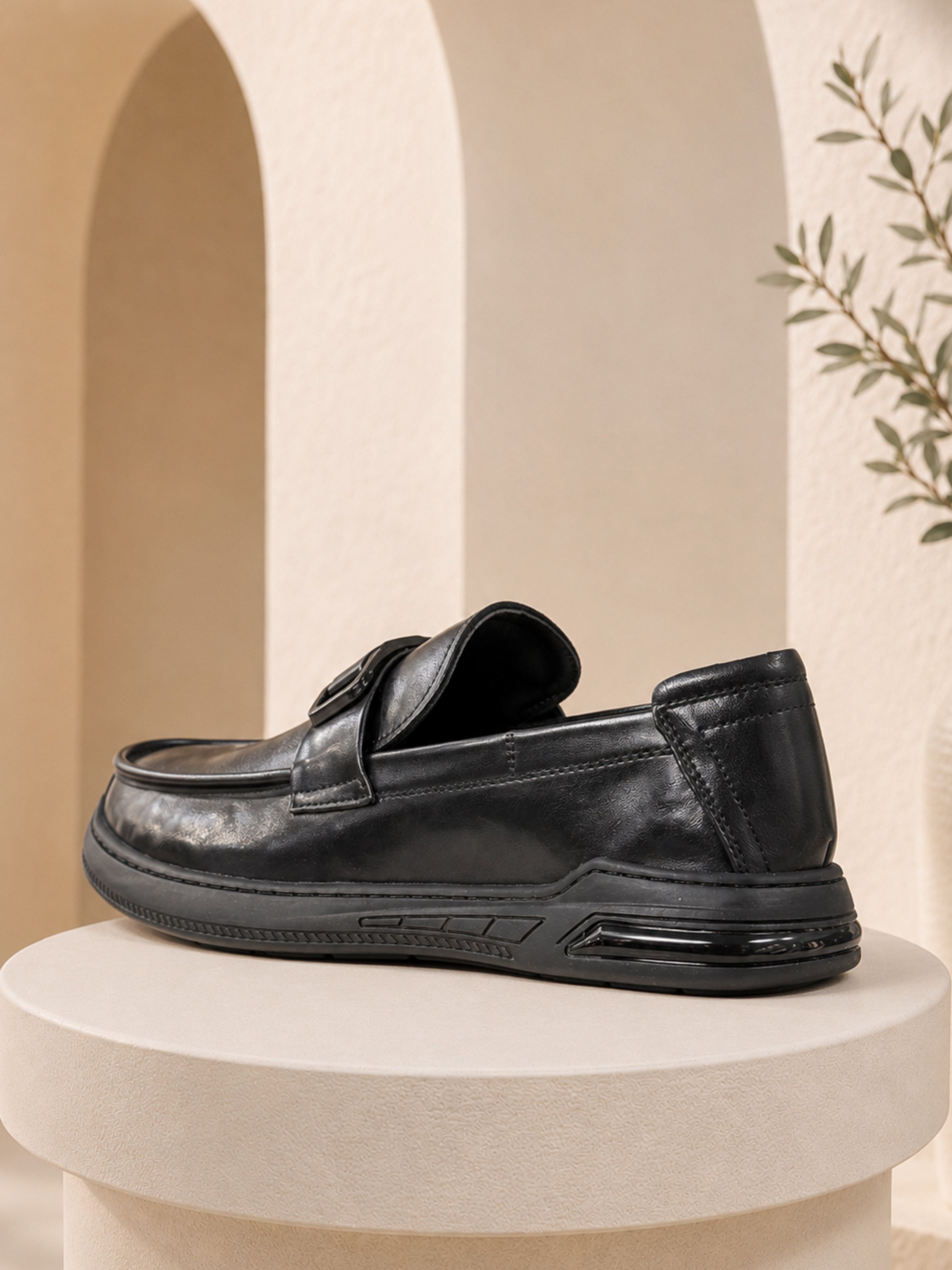 Erkek Ayakkabı Tokalı Loafer Ayakkabı
