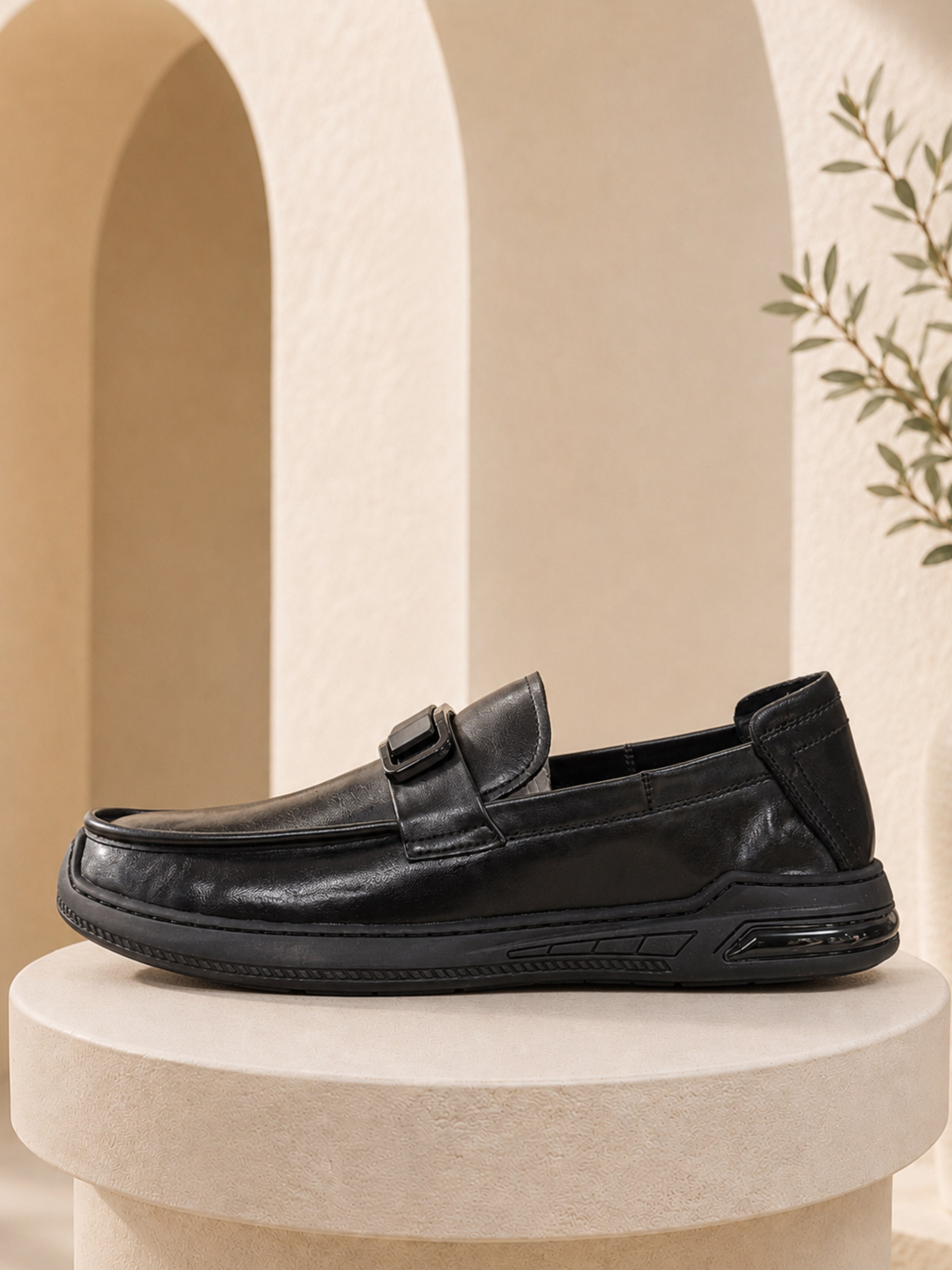 Erkek Ayakkabı Tokalı Loafer Ayakkabı