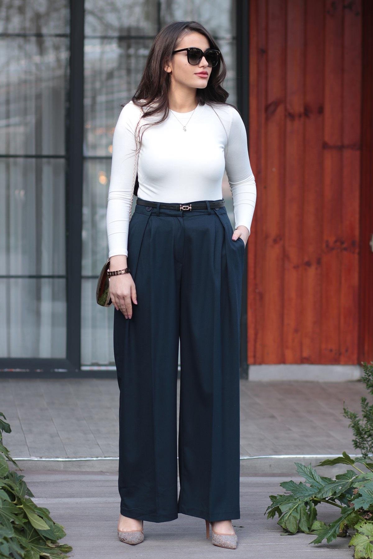 Beyaz Basic Bluz Badi