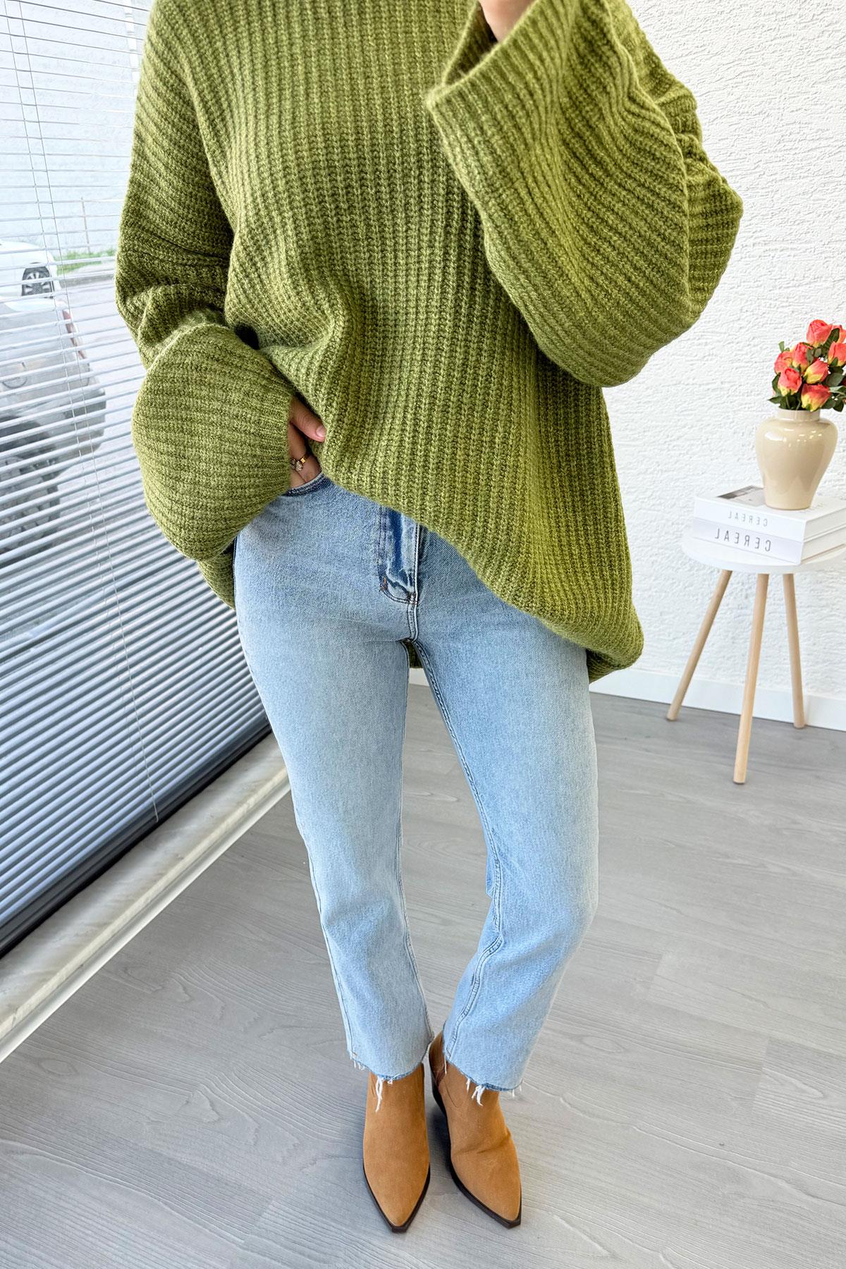 Boy Fit Kesim Jean Pantolon - Buz Mavi 