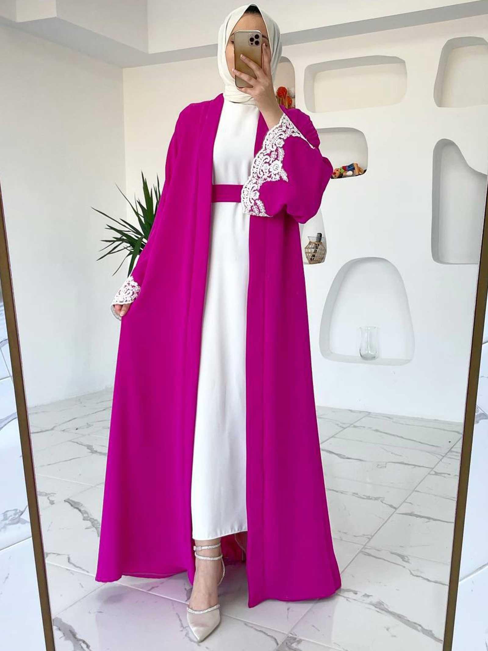 Fuşya Elif Abaya