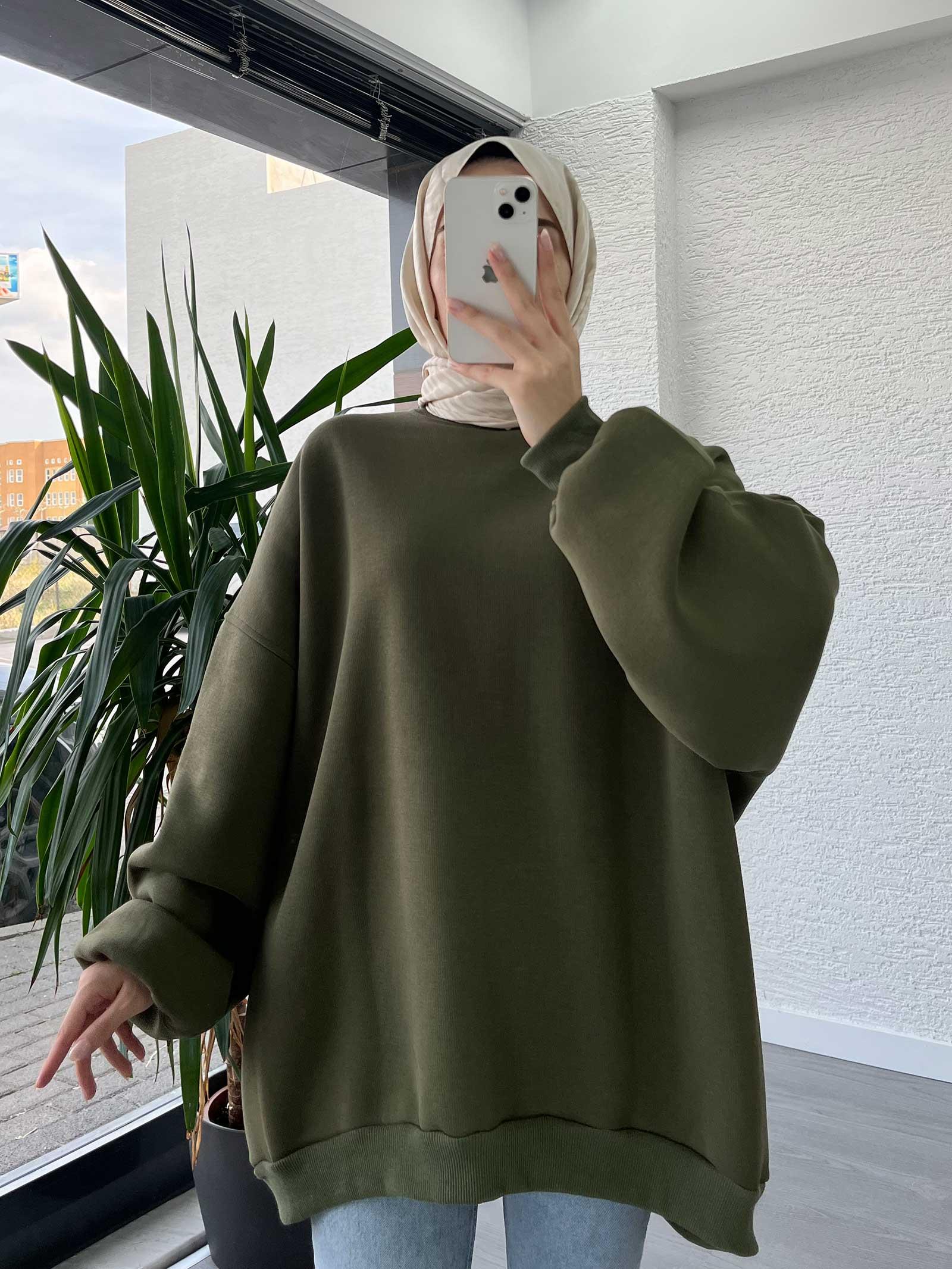 Haki Oversize Sweat