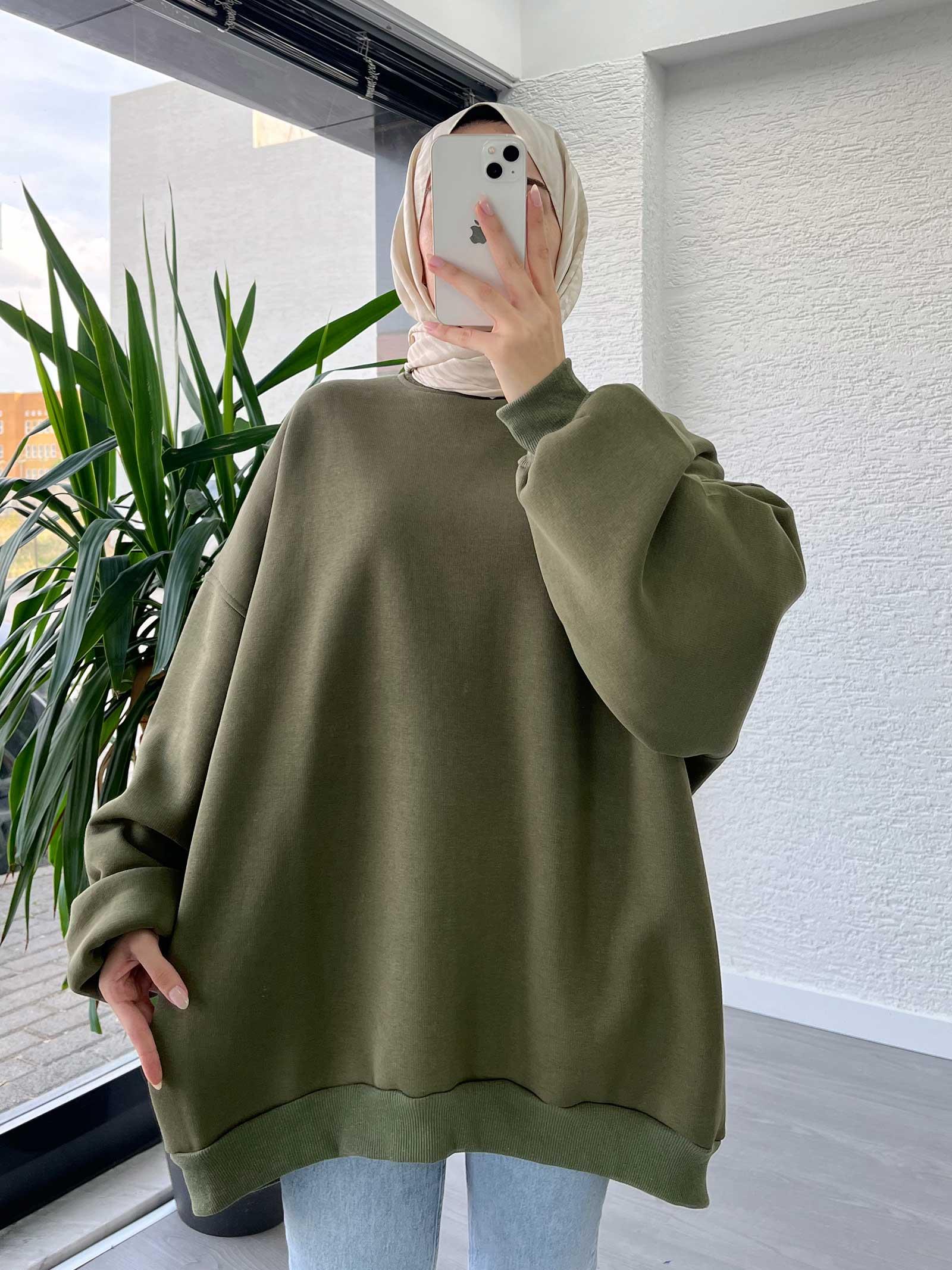 Haki Oversize Sweat
