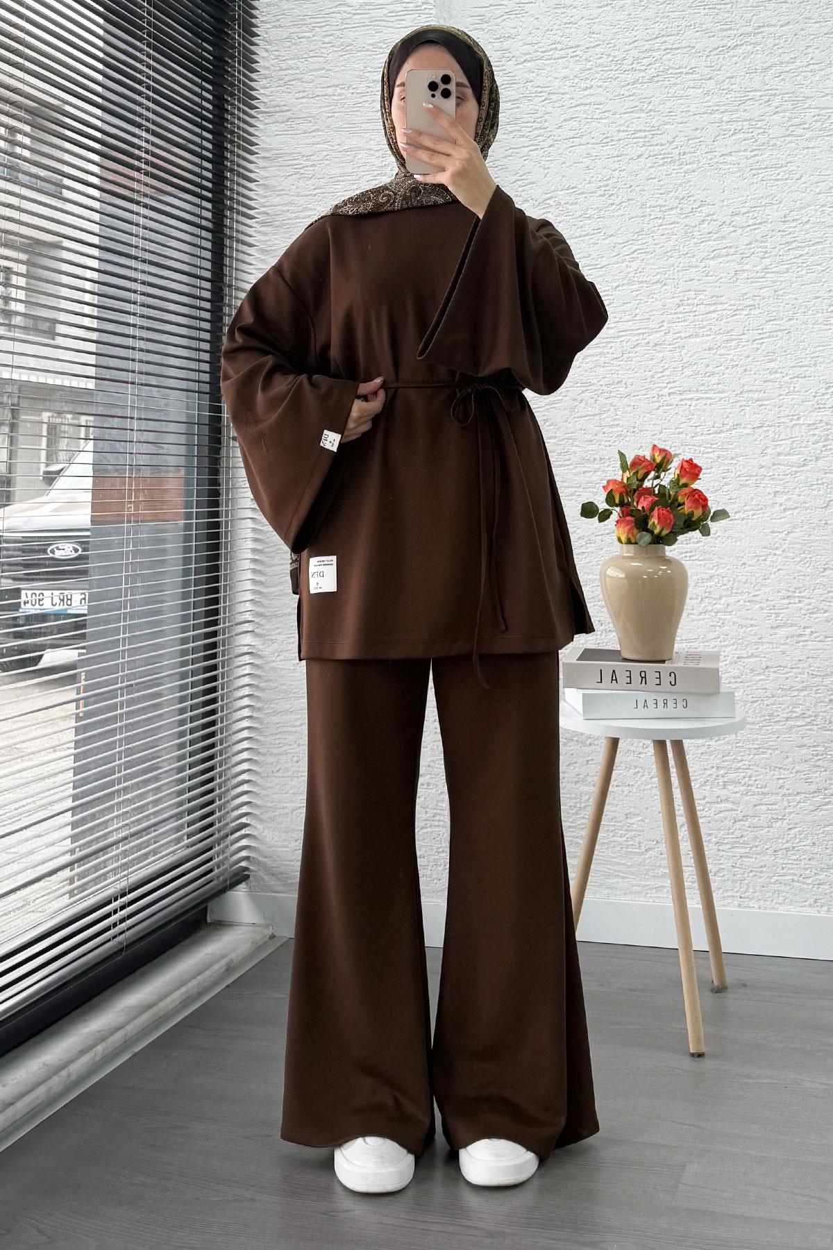 İspanyol Paça İkili Takım – Kahverengi