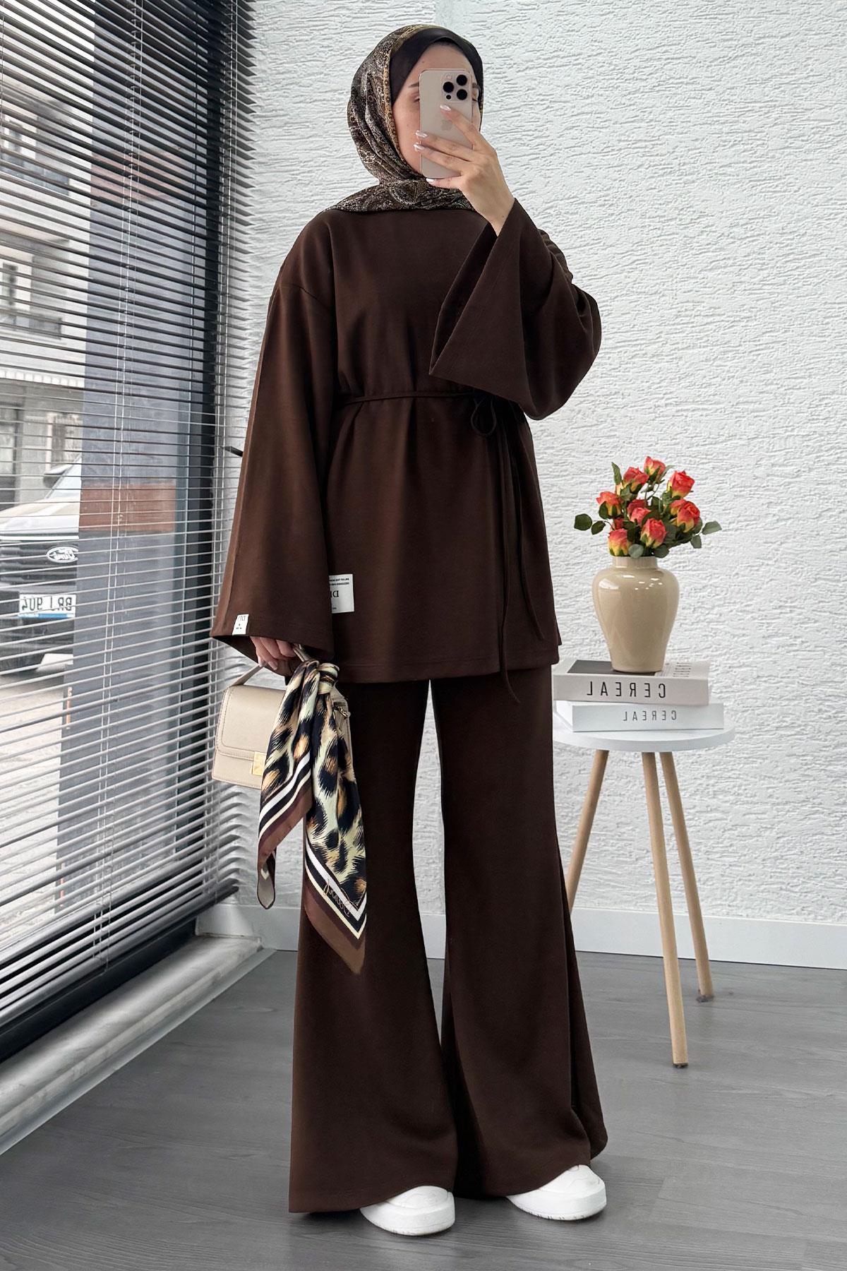 İspanyol Paça İkili Takım – Kahverengi