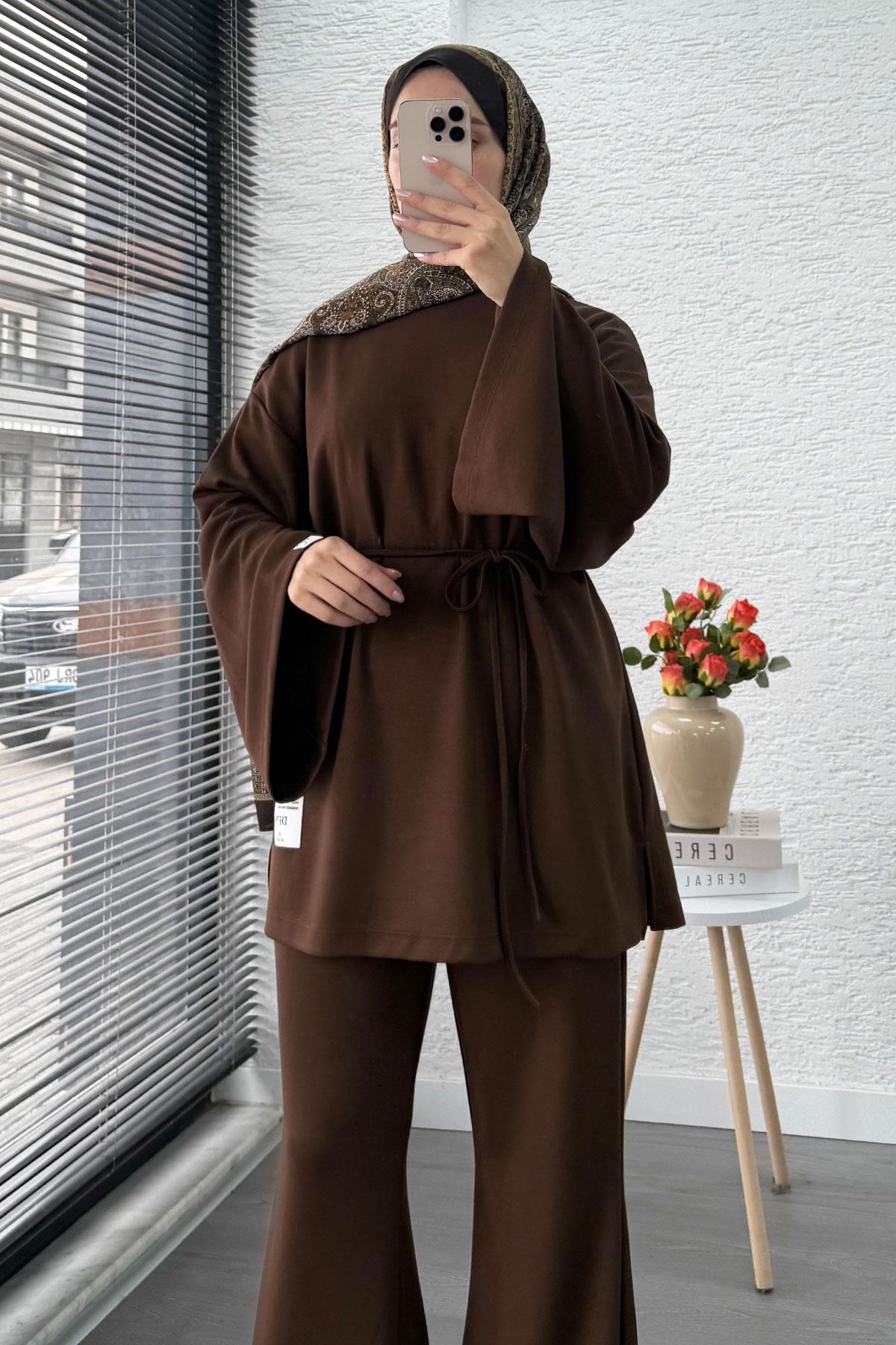 İspanyol Paça İkili Takım – Kahverengi