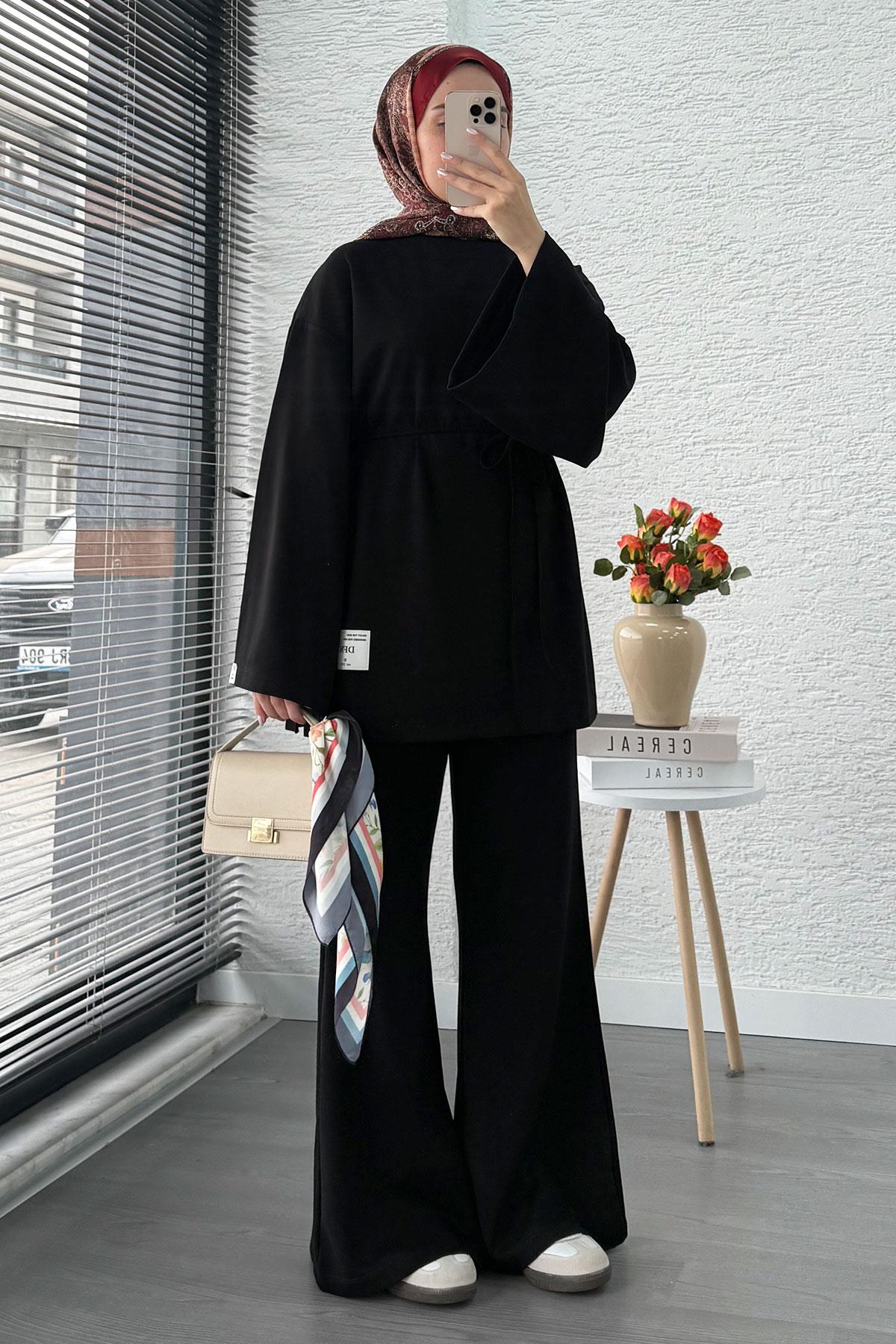 İspanyol Paça İkili Takım – Siyah